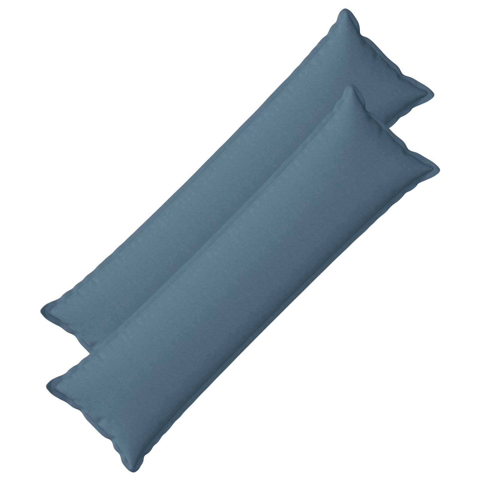 vidaXL Povlak na polštář 2 ks HOUTEN Modrá džínovina 40 x 145 cm