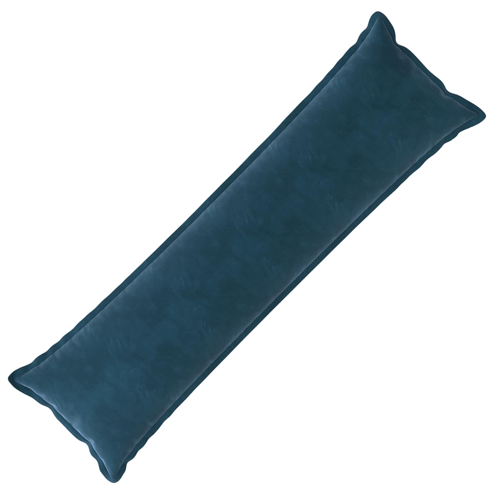 Kussensloop HOUTEN Blauw 40 x 145 cm Fluweel image 1