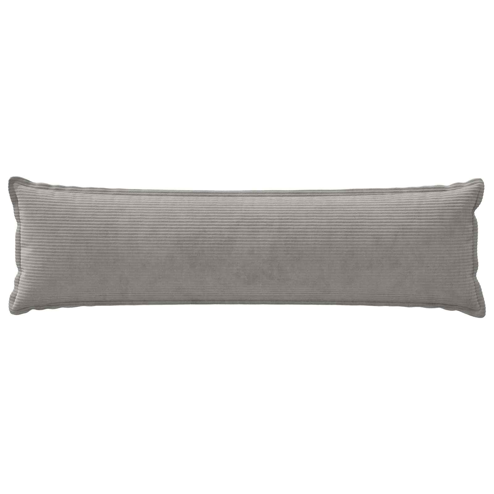 Kussensloop 2 st HOUTEN Lichtgrijs 40 x 145 cm corduroy image 2