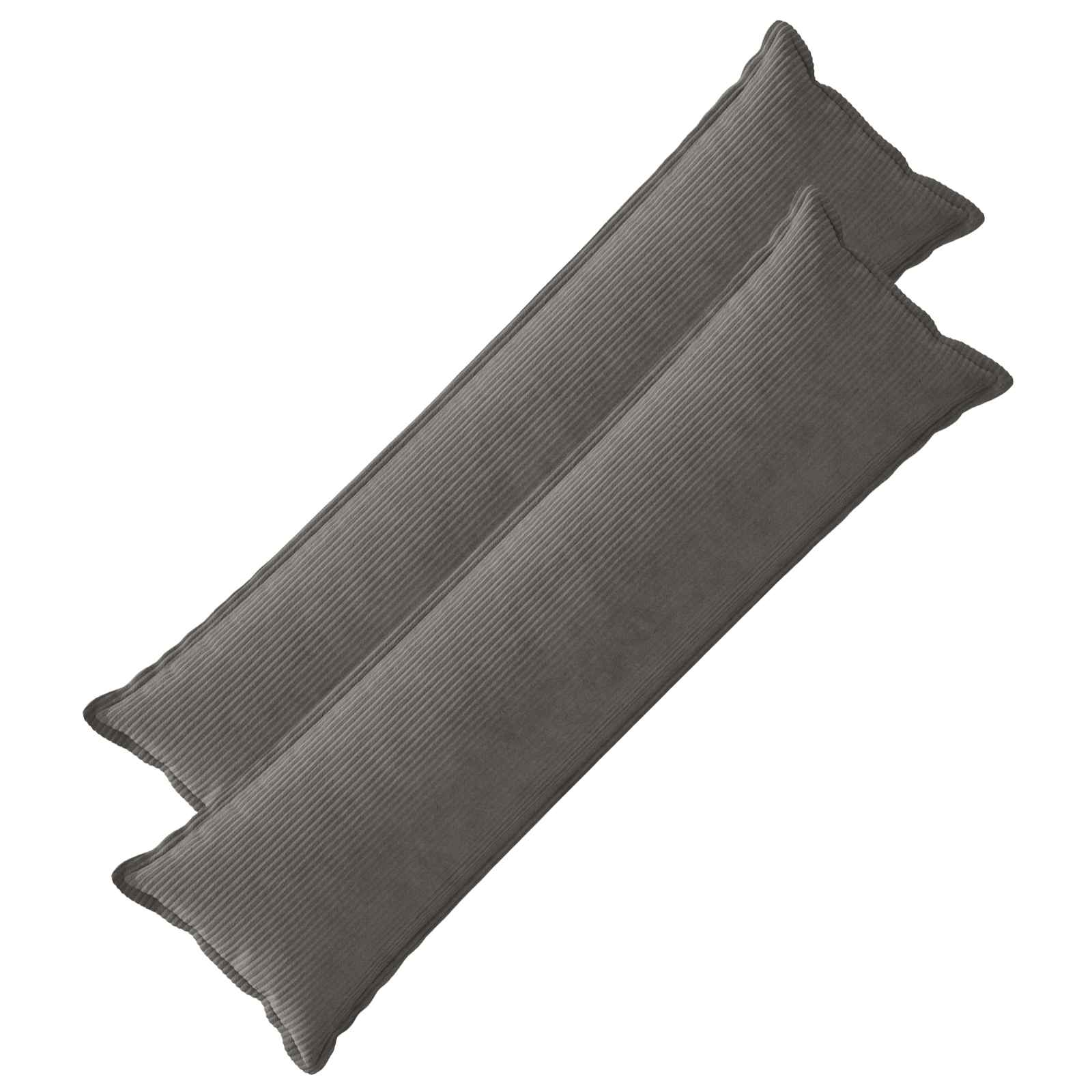 Kussensloop 2 st HOUTEN Donkergrijs 40 x 145 cm corduroy image 1