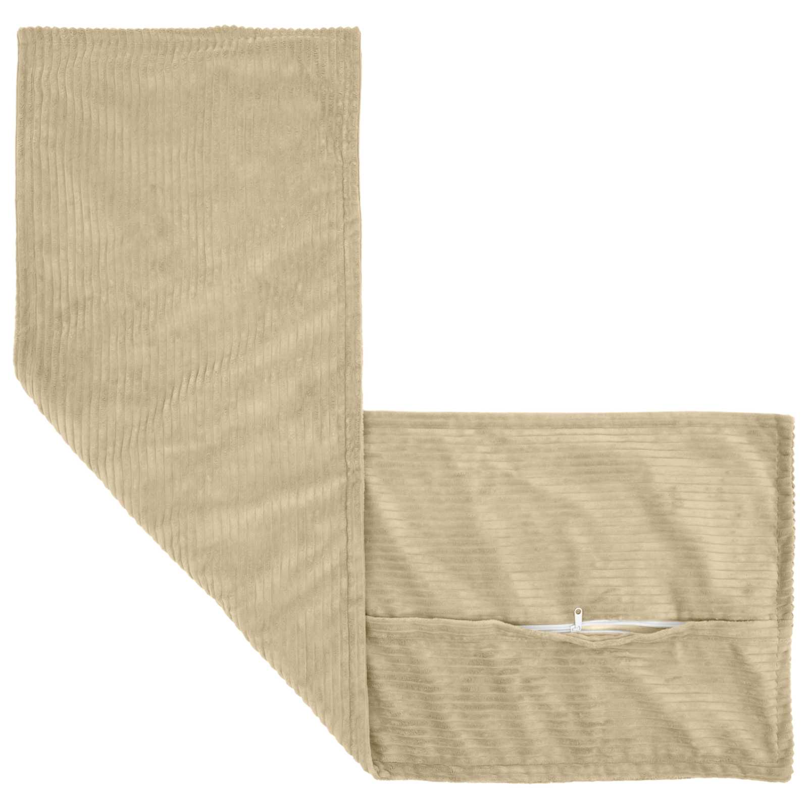 Kussensloop 2 st HOUTEN Lichtgroen Grijs 40 x 145 cm corduroy image 3