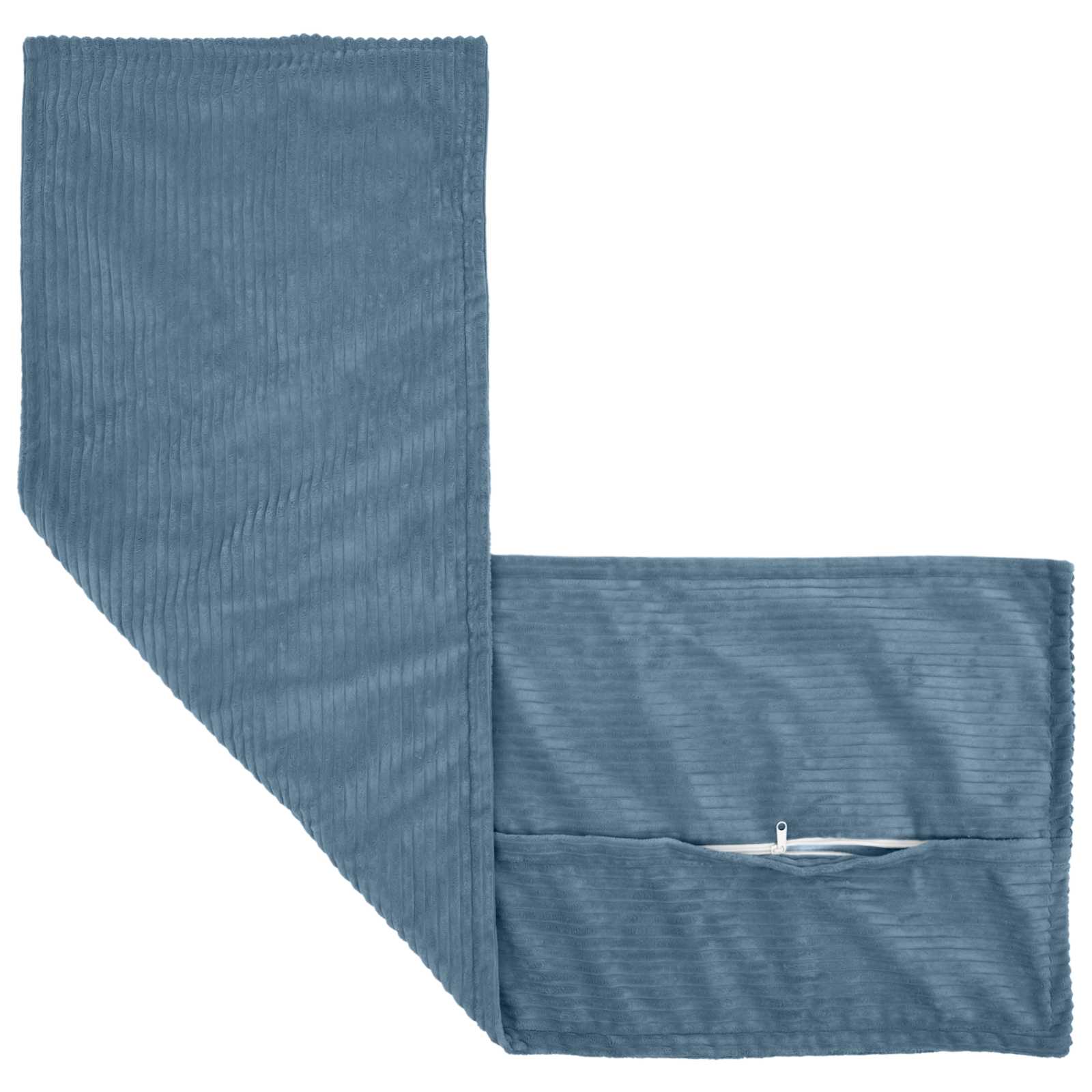 Kussensloop 2 st HOUTEN Blauw 40 x 145 cm corduroy image 3