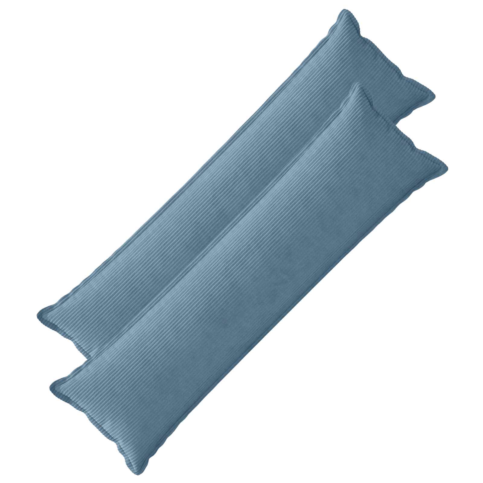 Kussensloop 2 st HOUTEN Blauw 40 x 145 cm corduroy image 1