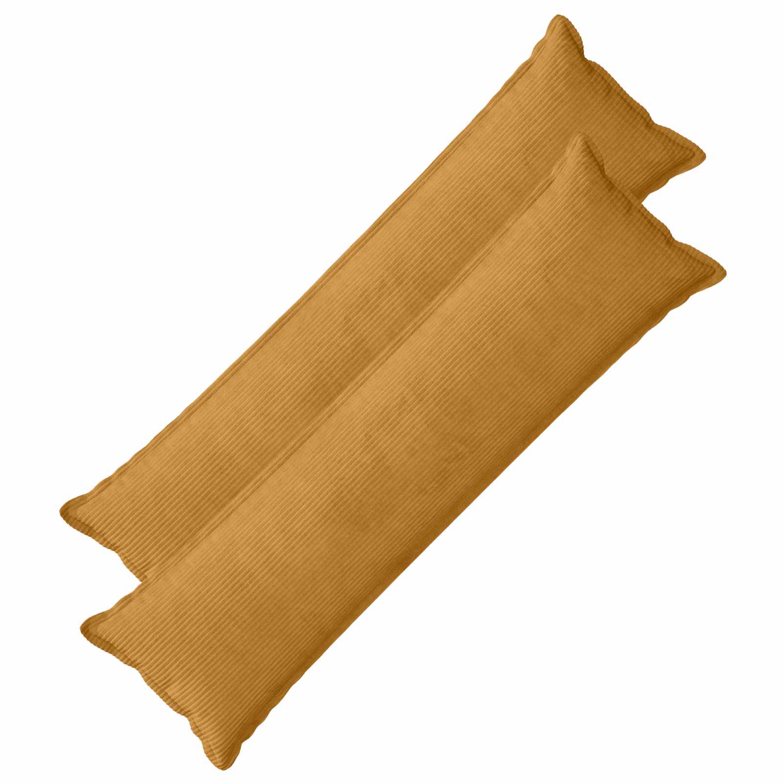 Kussensloop 2 st HOUTEN Geel 40 x 145 cm corduroy image 1