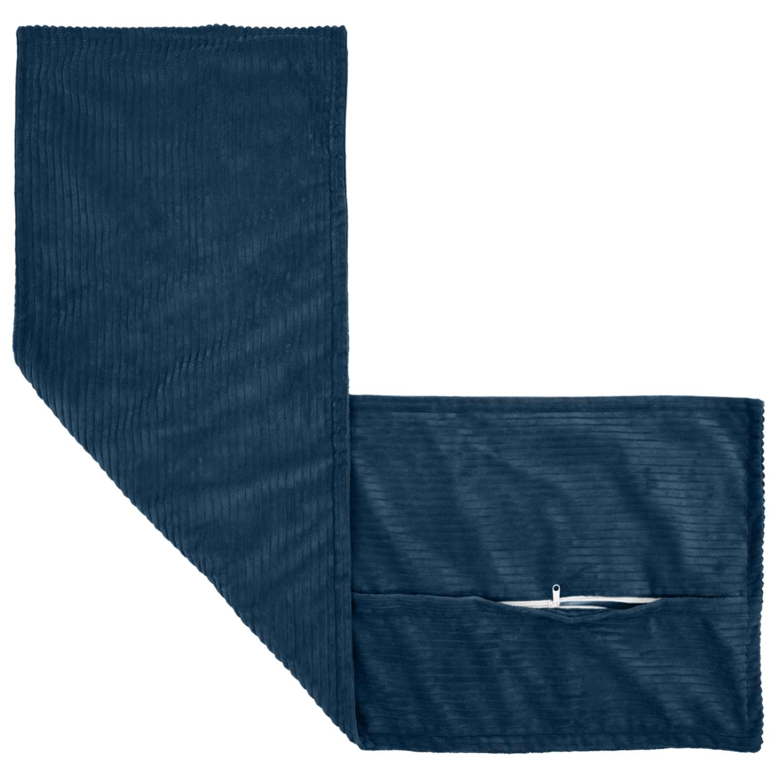 Kussensloop HOUTEN Marineblauw 40 x 145 cm corduroy image 3