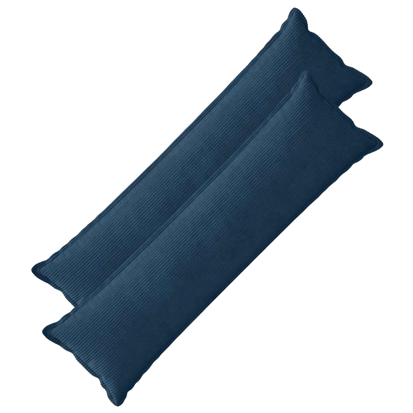 vidaXL Povlak na polštář 2 ks HOUTEN Námořnická modrá 40 x 145 cm