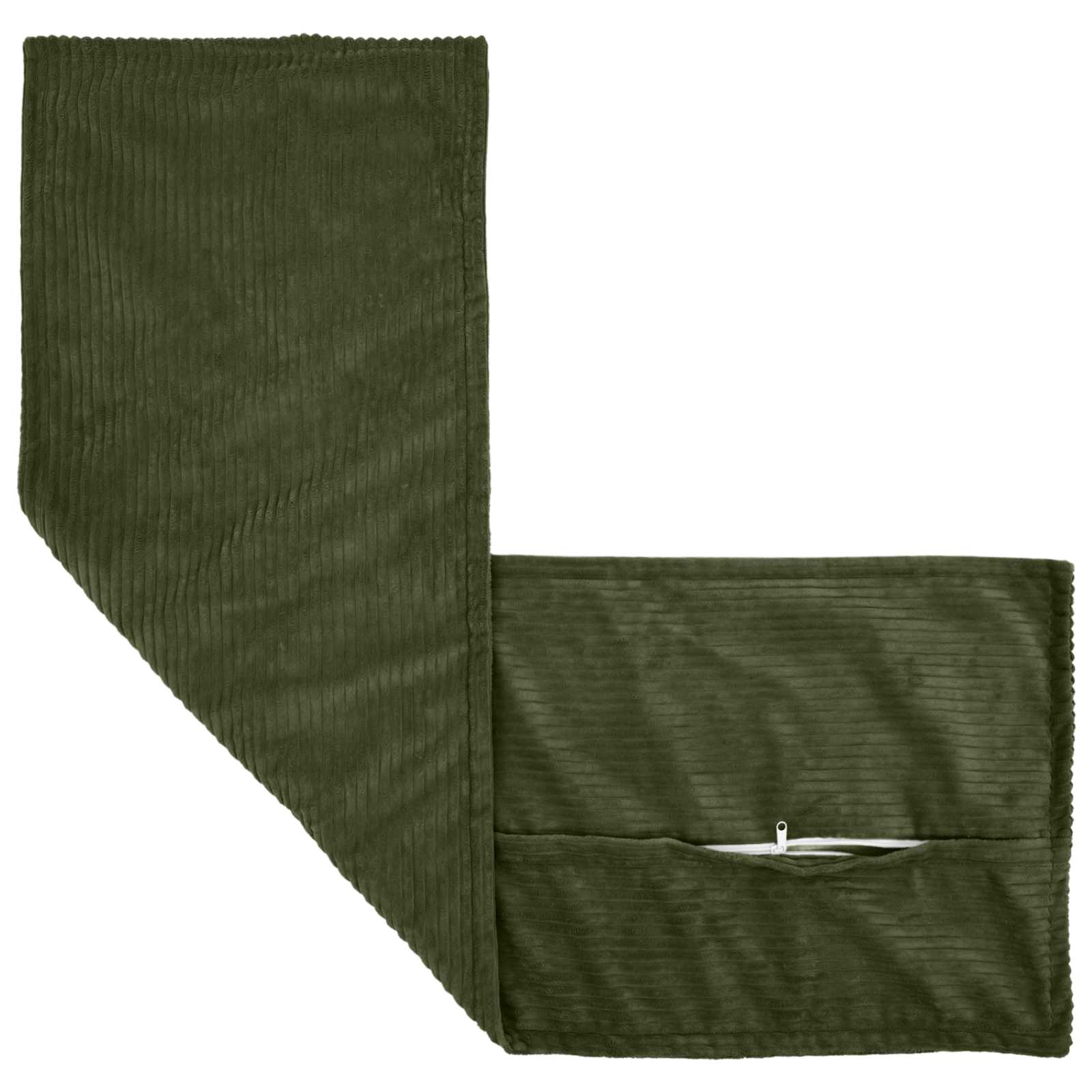 Kussensloop 2 st HOUTEN Groen 40 x 145 cm corduroy image 3