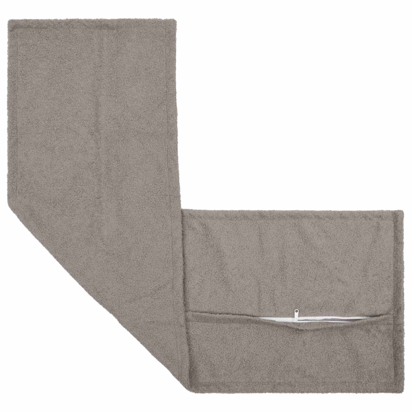 Kussensloop HOUTEN Lichtgrijs 40 x 145 cm Bouclé image 3