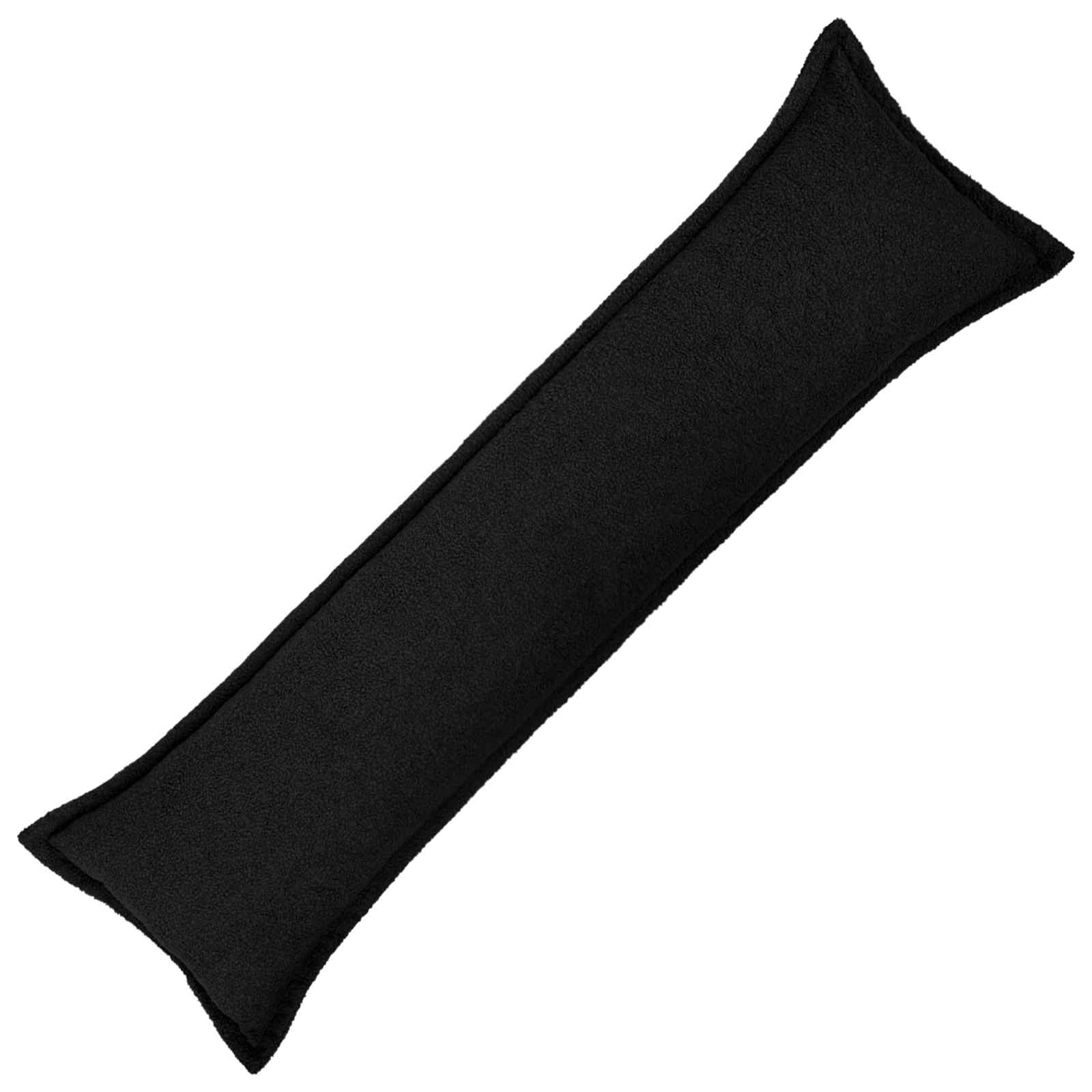 Kussensloop HOUTEN Zwart 40 x 145 cm Bouclé image 1
