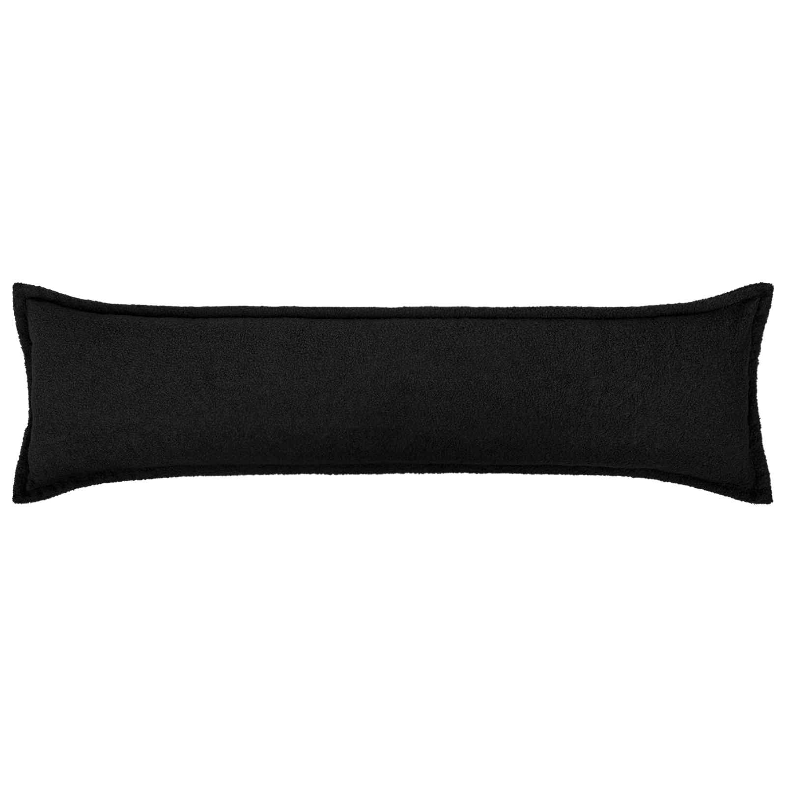 Kussensloop HOUTEN Zwart 40 x 145 cm Bouclé image 2