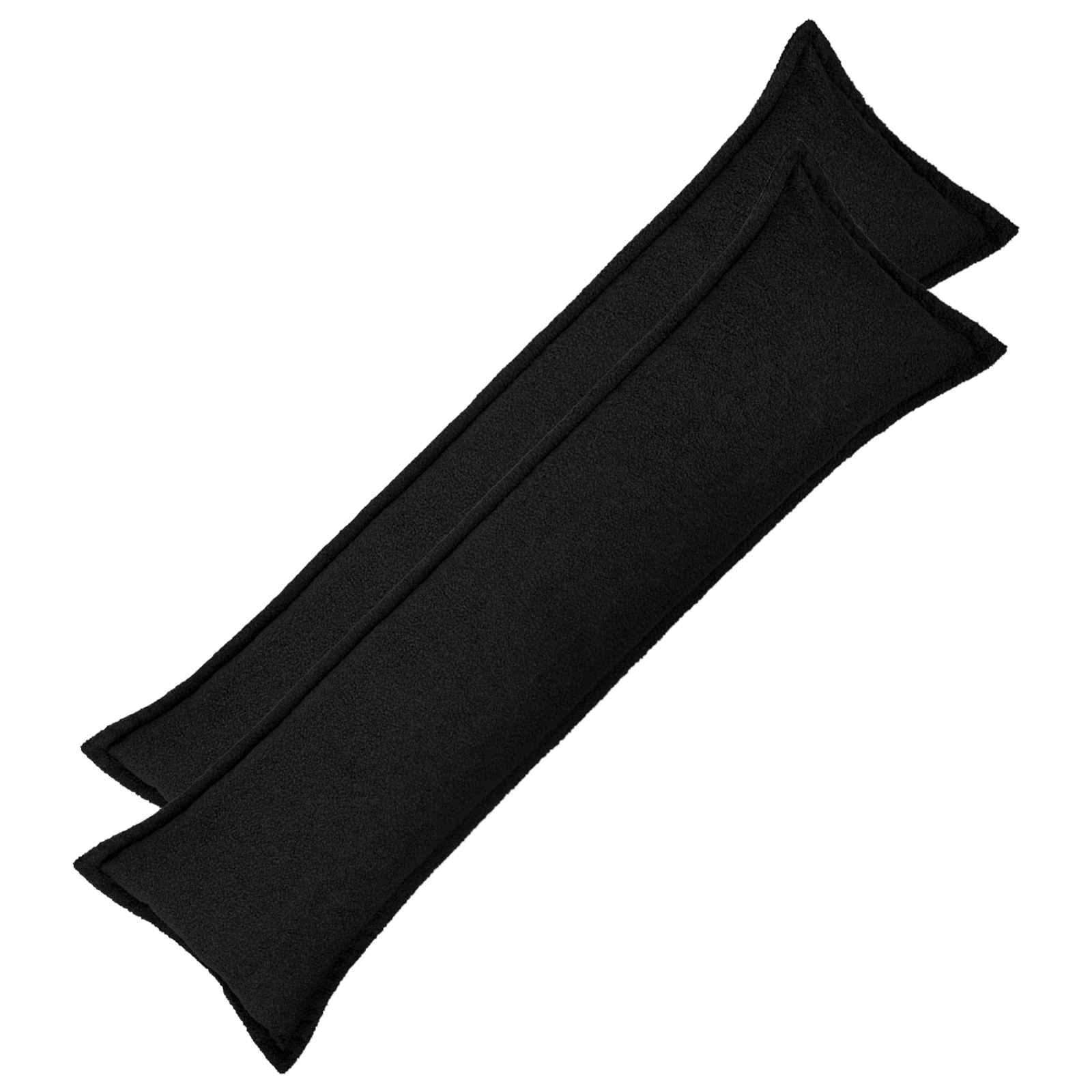 Kussensloop 2 pcs HOUTEN Zwart 40 x 145 cm Bouclé image 1