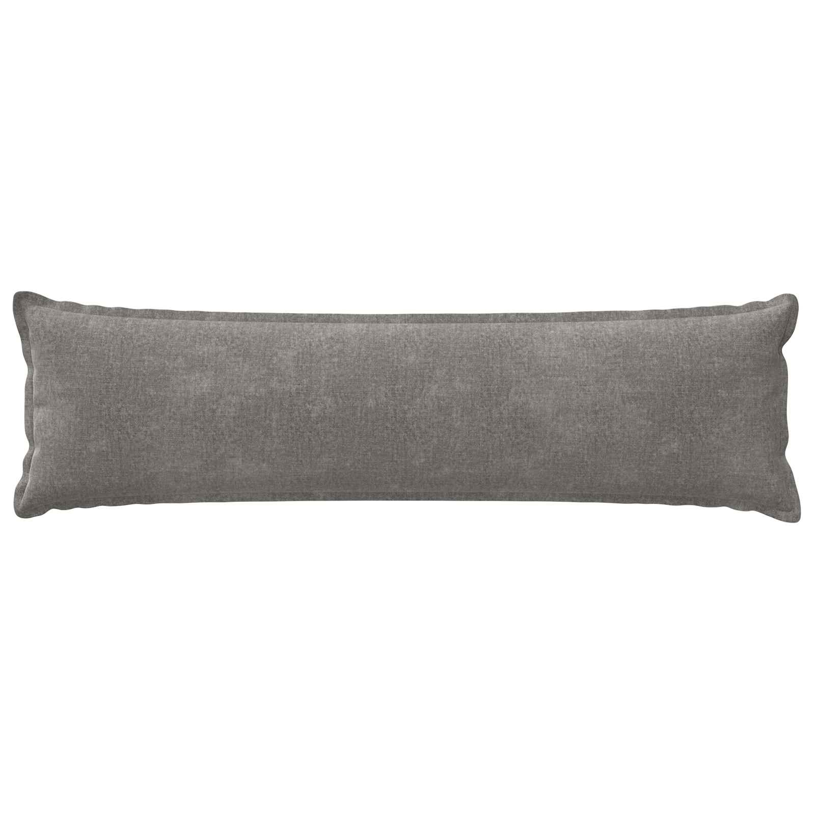 Kissenbezug HOUTEN Dunkelgrau 40 x 145 cm Chenille-Stoff – Ansicht 2