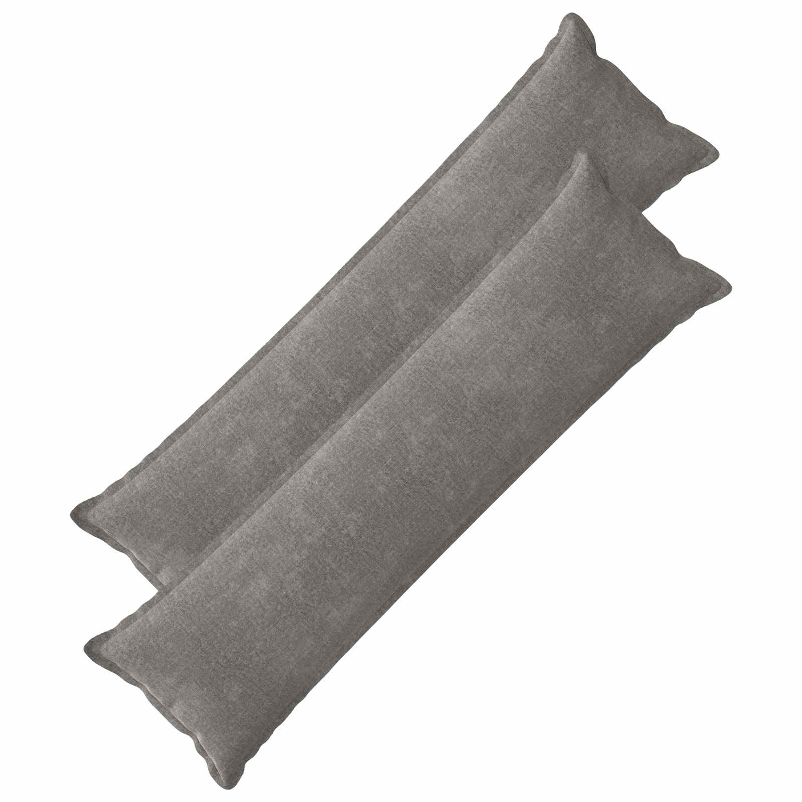 vidaXL Husă pentru pernă 2 pcs HOUTEN Gri închis 40 x 145 cm