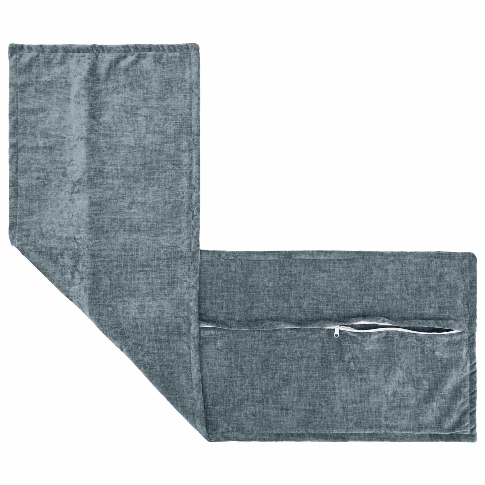 Kussensloop HOUTEN Lichtblauw 40 x 145 cm Chenille Stof image 3