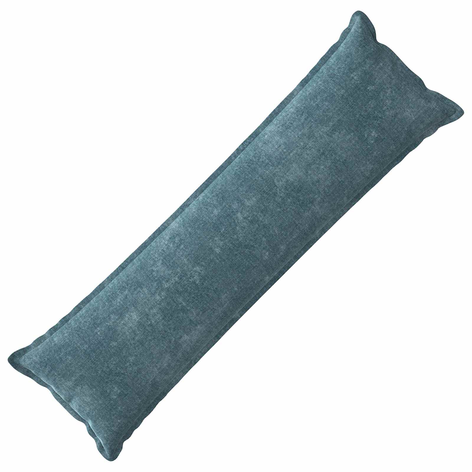 Kussensloop HOUTEN Blauw 40 x 145 cm Chenille Stof image 1