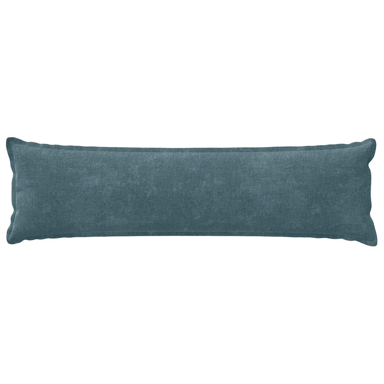 Kussensloop HOUTEN Blauw 40 x 145 cm Chenille Stof image 2