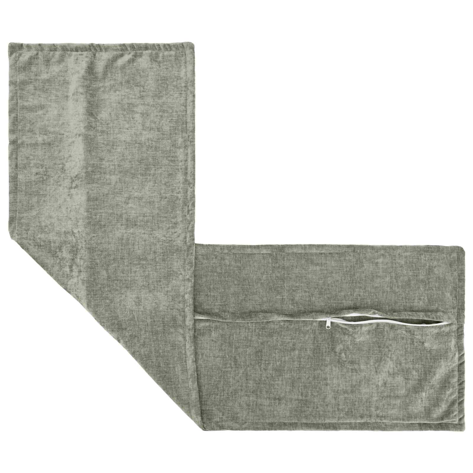 Kussensloop 2 st HOUTEN Groen 40 x 145 cm Chenille Stof image 5