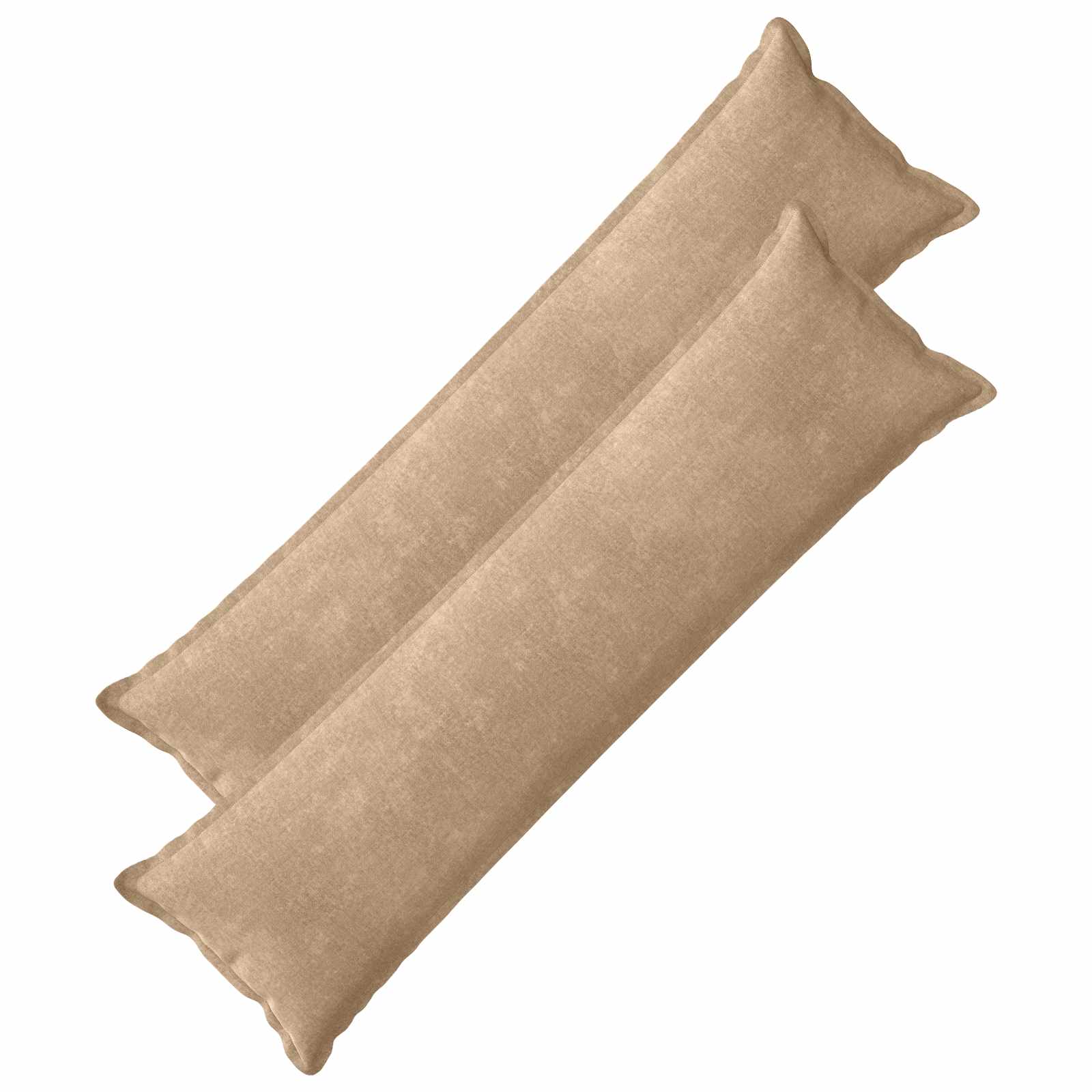 vidaXL Povlak na polštář 2 ks HOUTEN Taupe 40 x 145 cm