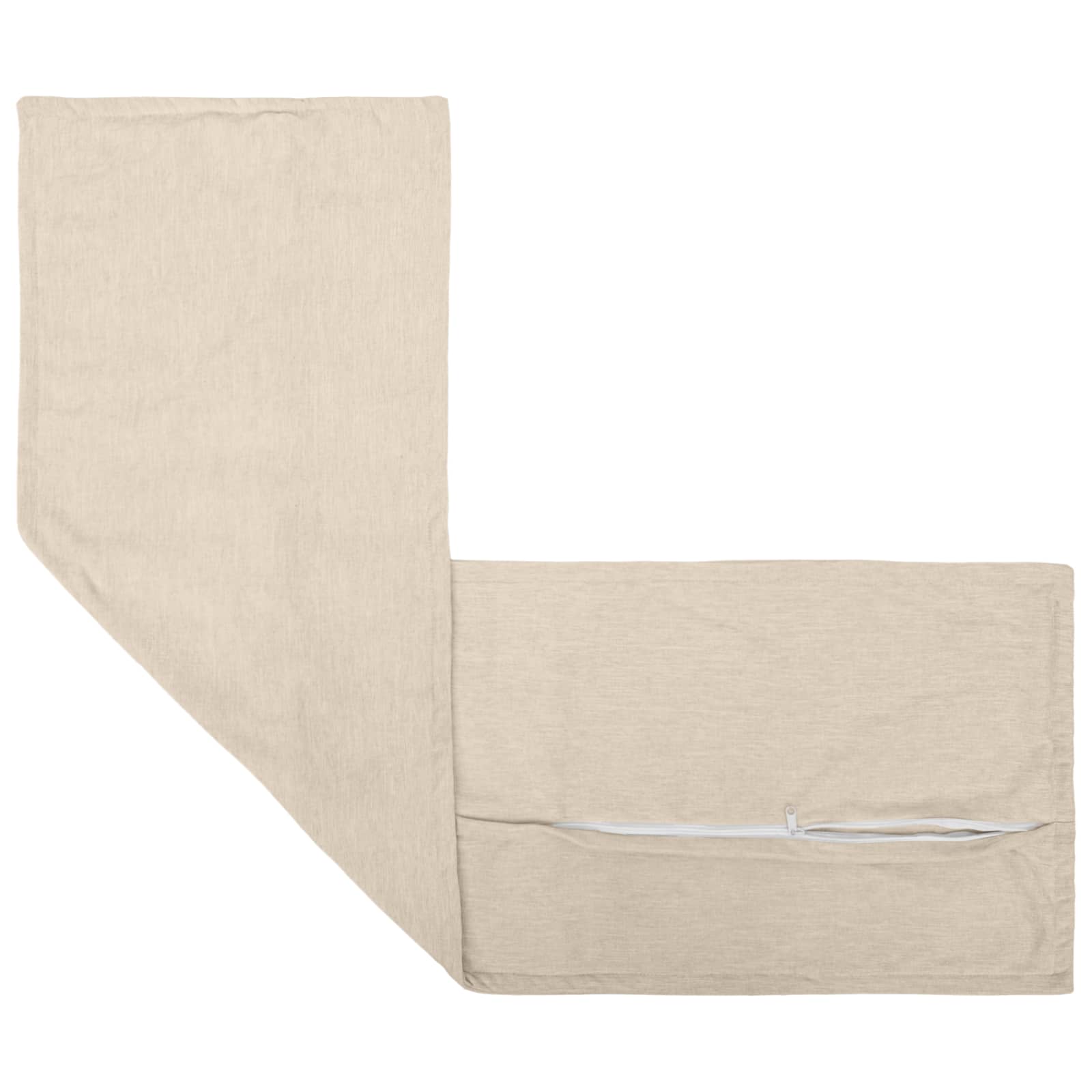 Kussensloop 2 st HOUTEN Crèmekleurig 40 x 145 cm Chenille Stof image 4