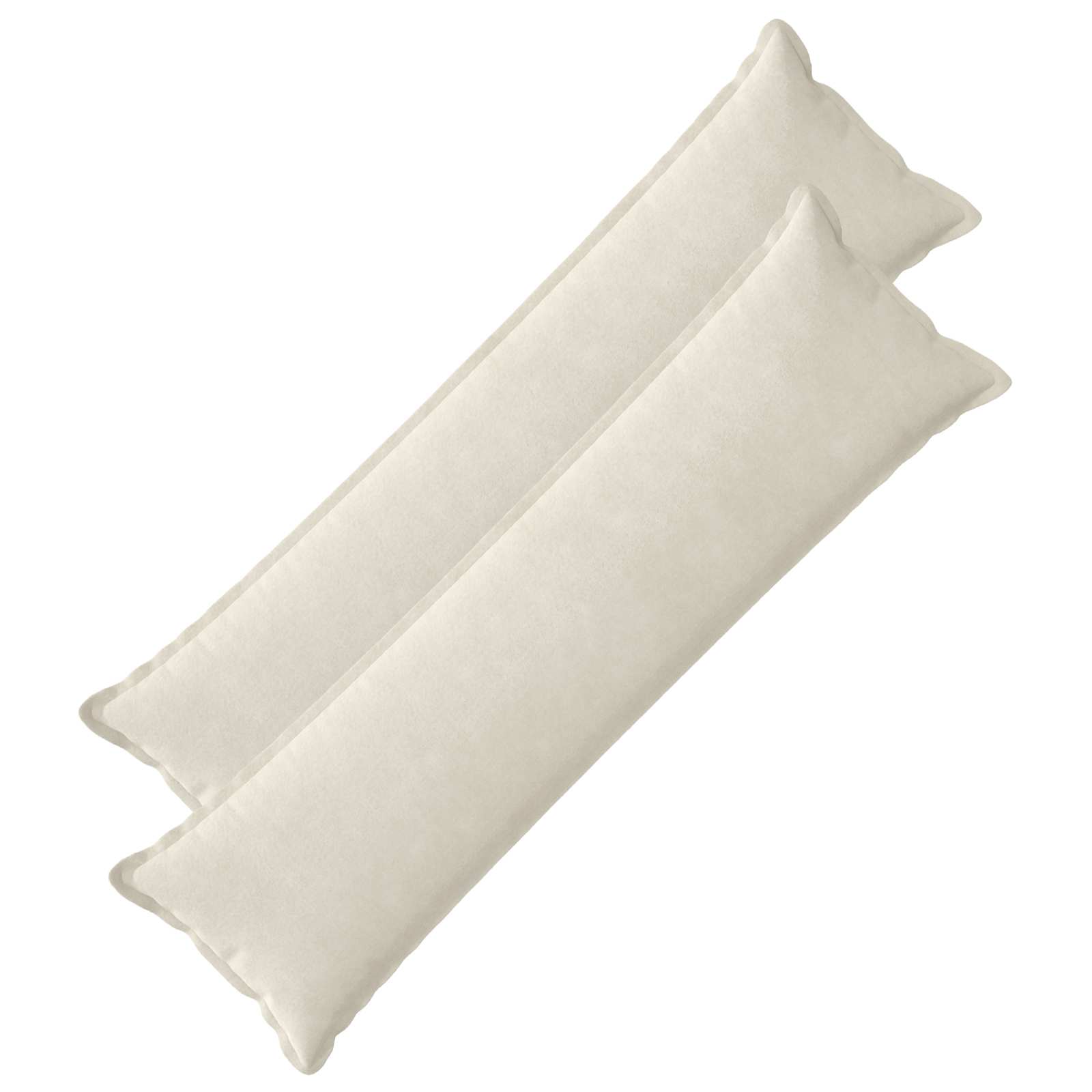 vidaXL Povlak na polštář 2 pcs HOUTEN Krémová 40 x 145 cm