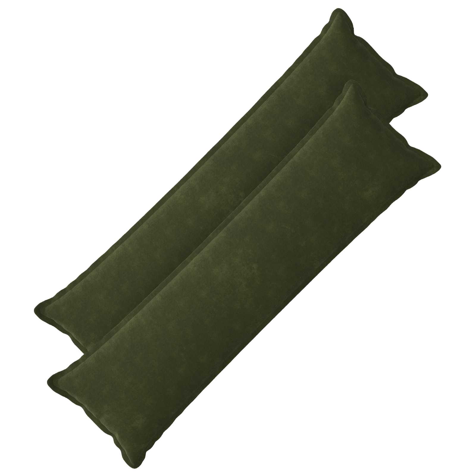 vidaXL Povlak na polštář 2 pcs HOUTEN Zelená 40 x 145 cm