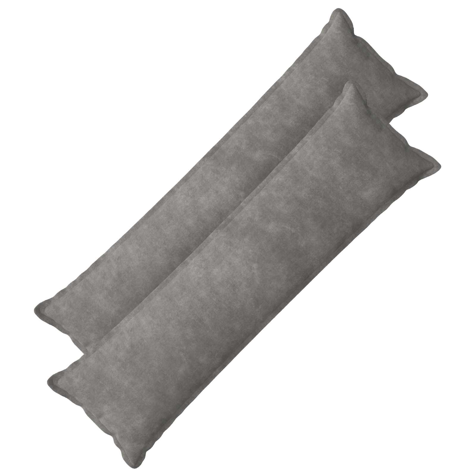 vidaXL Povlak na polštář 2 pcs HOUTEN Světle šedá 40 x 145 cm