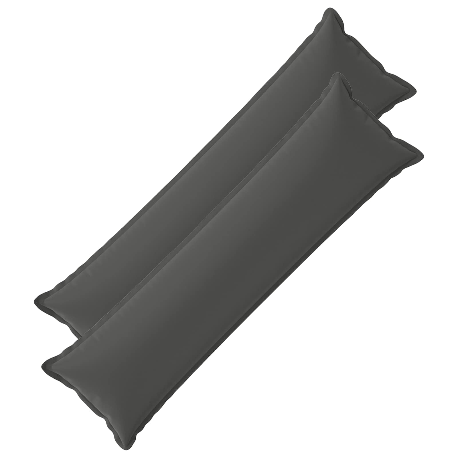 Kussensloop 2 st HOUTEN Antraciet 40 x 145 cm Polyester image 1