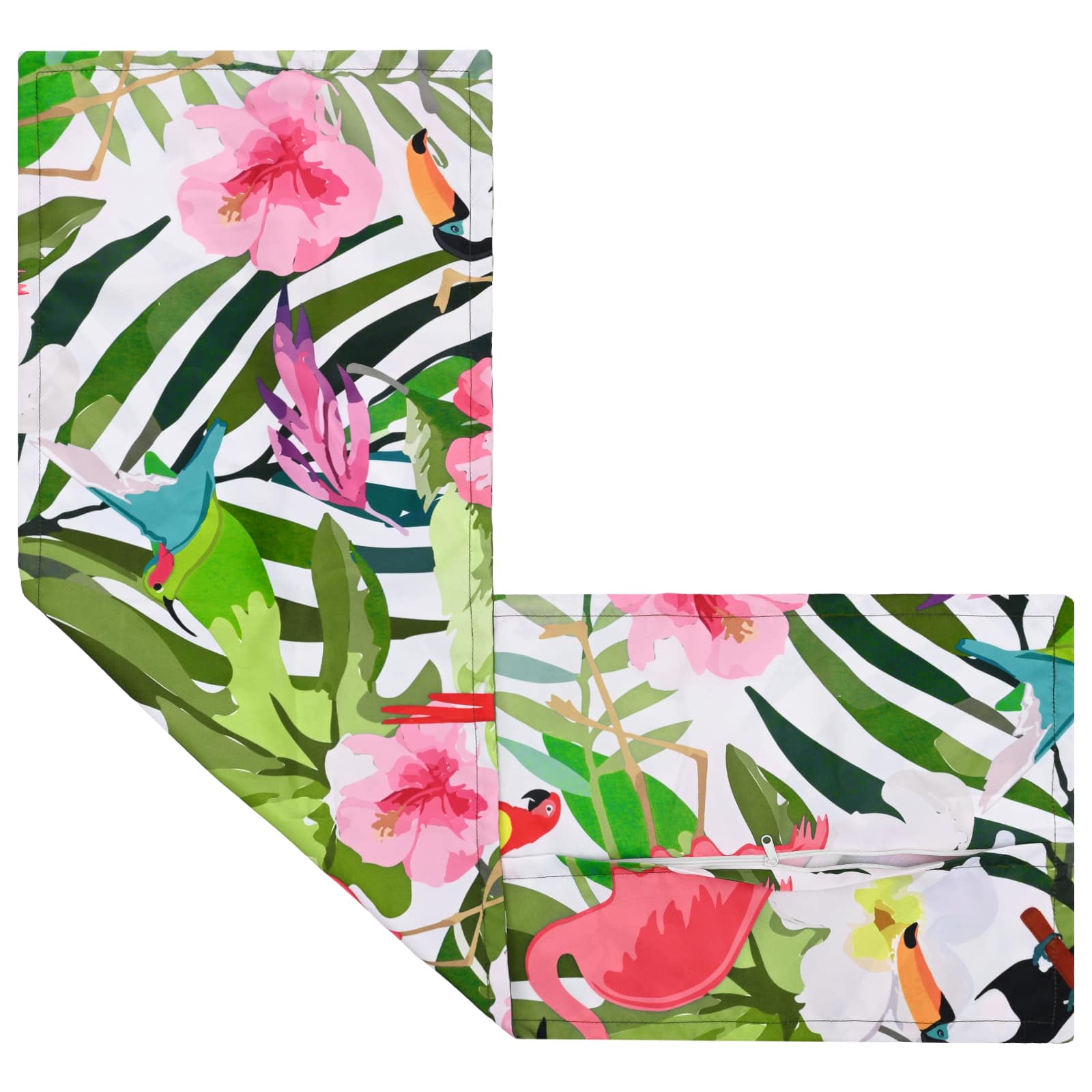 Kussensloop HOUTEN Zwart 40 x 145 cm Polyester image 3