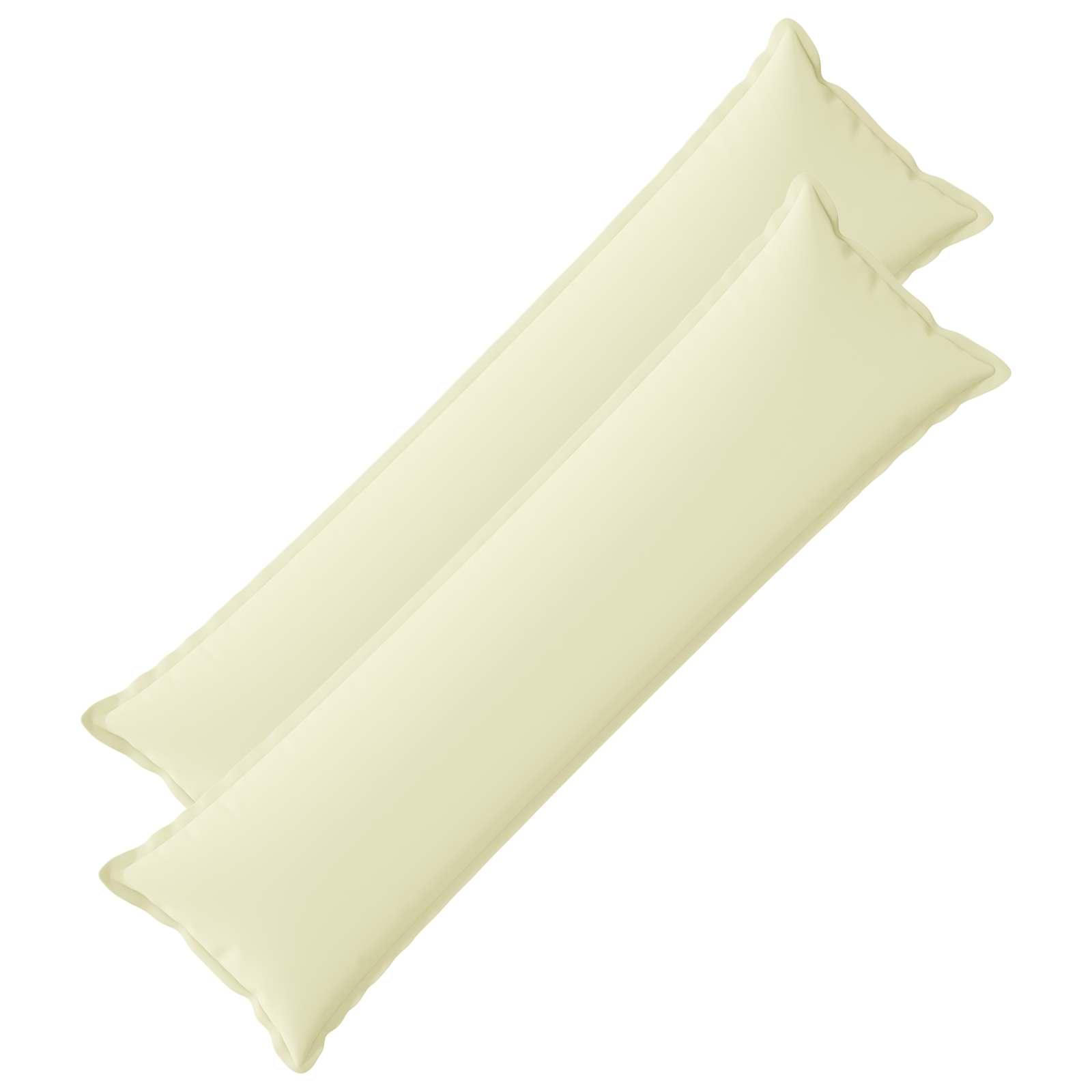 Kussensloop 2 st HOUTEN Crèmekleurig 40 x 145 cm Polyester image 1