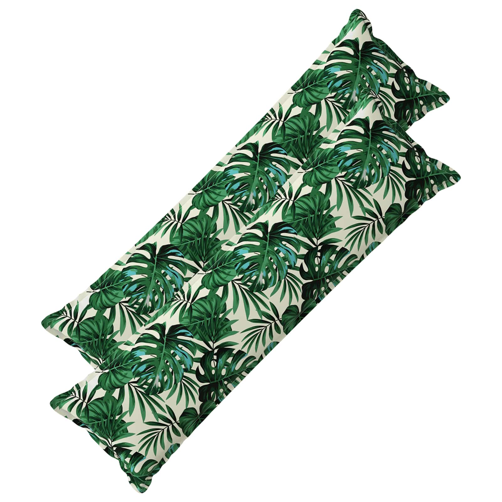 Kussensloop 2 st HOUTEN Bladpatroon 40 x 145 cm Polyester image 1