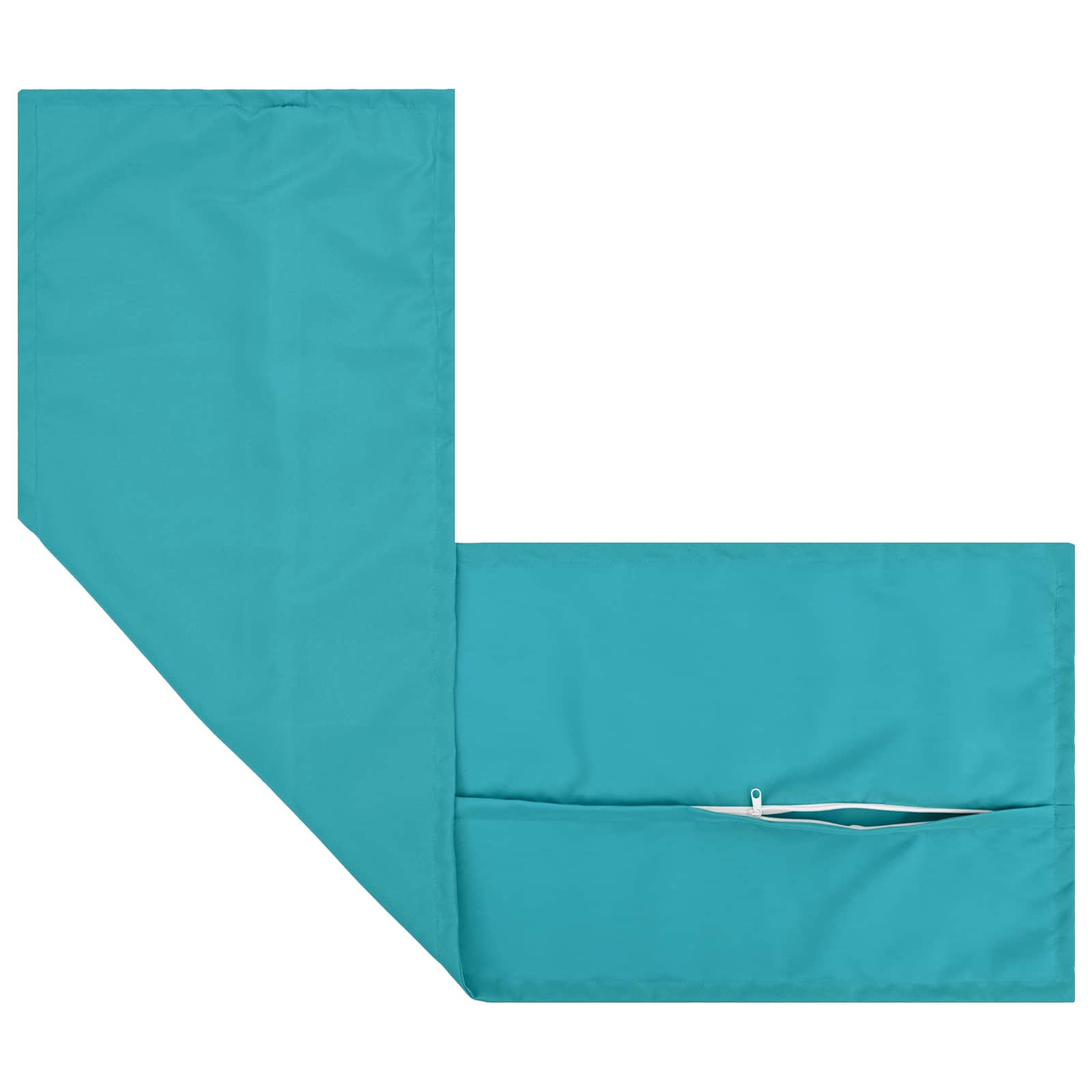 Kussensloop 2 st HOUTEN Turquoise 40 x 145 cm Polyester image 3