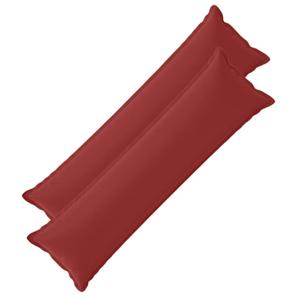 vidaXL Diivanipadi 2 tk HOUTEN Veinpunane 40 x 145 cm Pol&uuml;ester