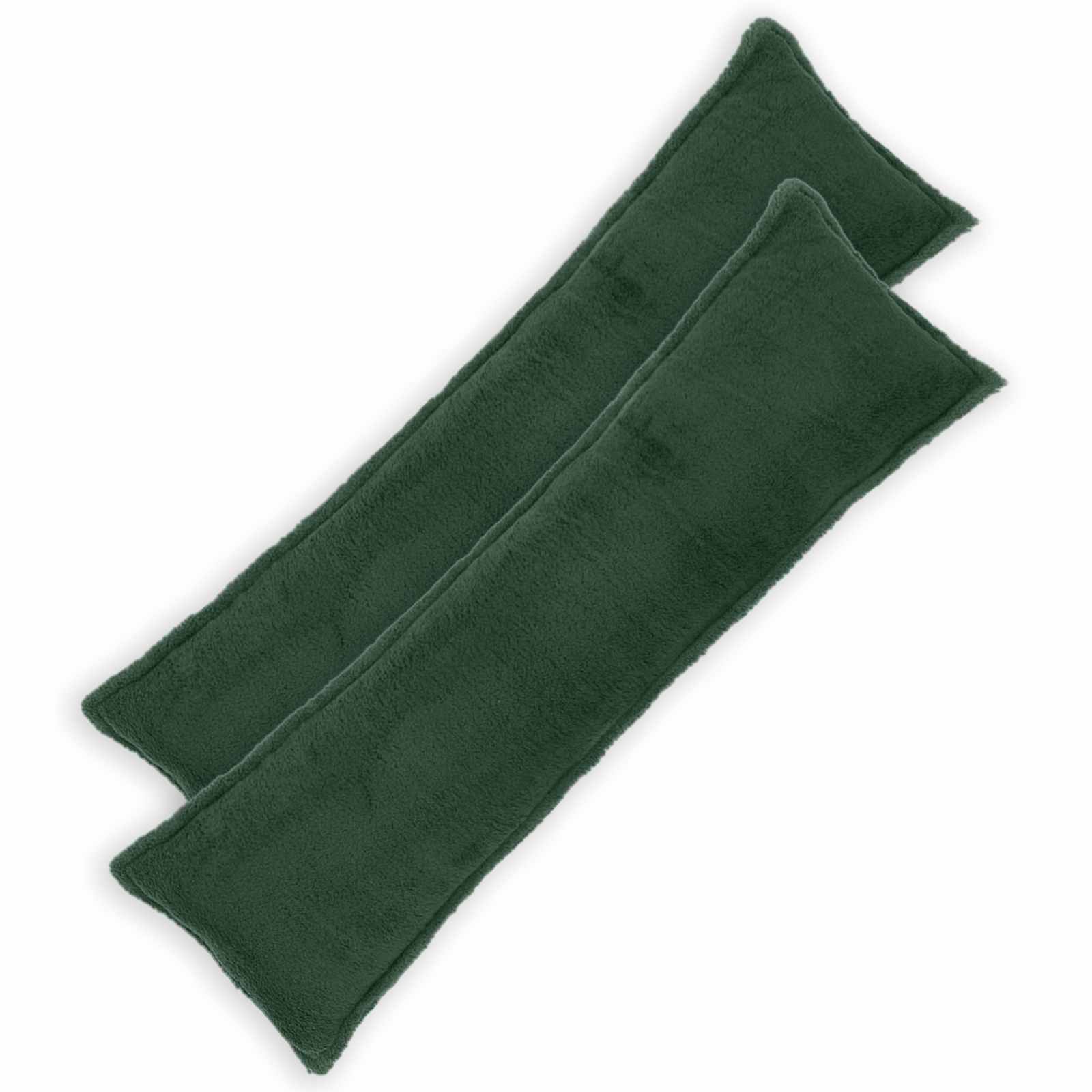 Prevleka za blazino 2 kos HOUTEN Temno zelena 40 x 145 cm
