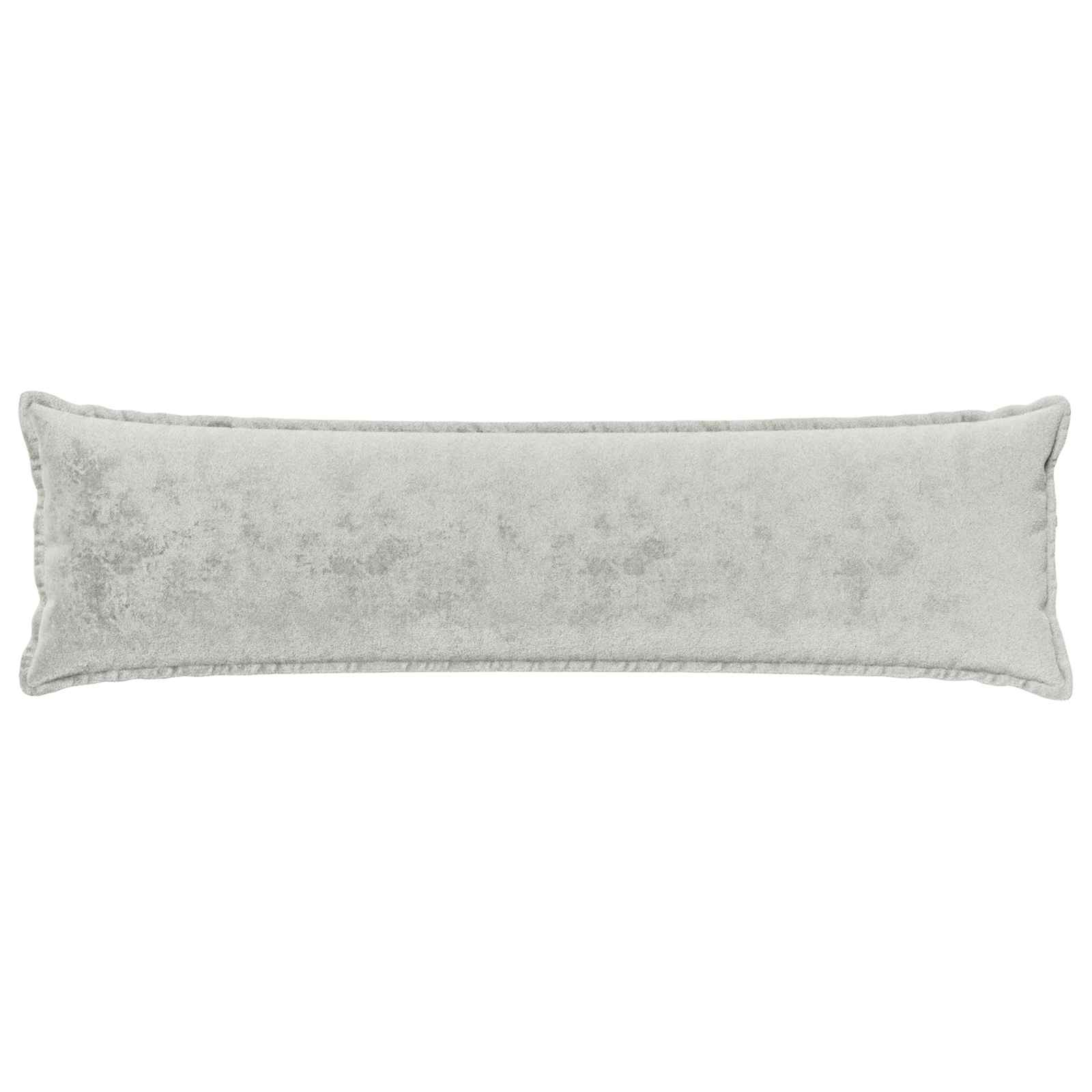 vidaXL - Kussensloop - 2 - st - HOUTEN - Lichtgrijs - 40 - x - 145 - cm - Flanel