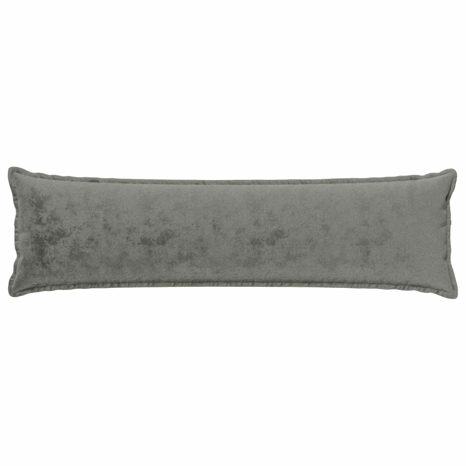 vidaXL - Kussensloop - 2 - st - HOUTEN - Donkergrijs - 40 - x - 145 - cm - Flanel