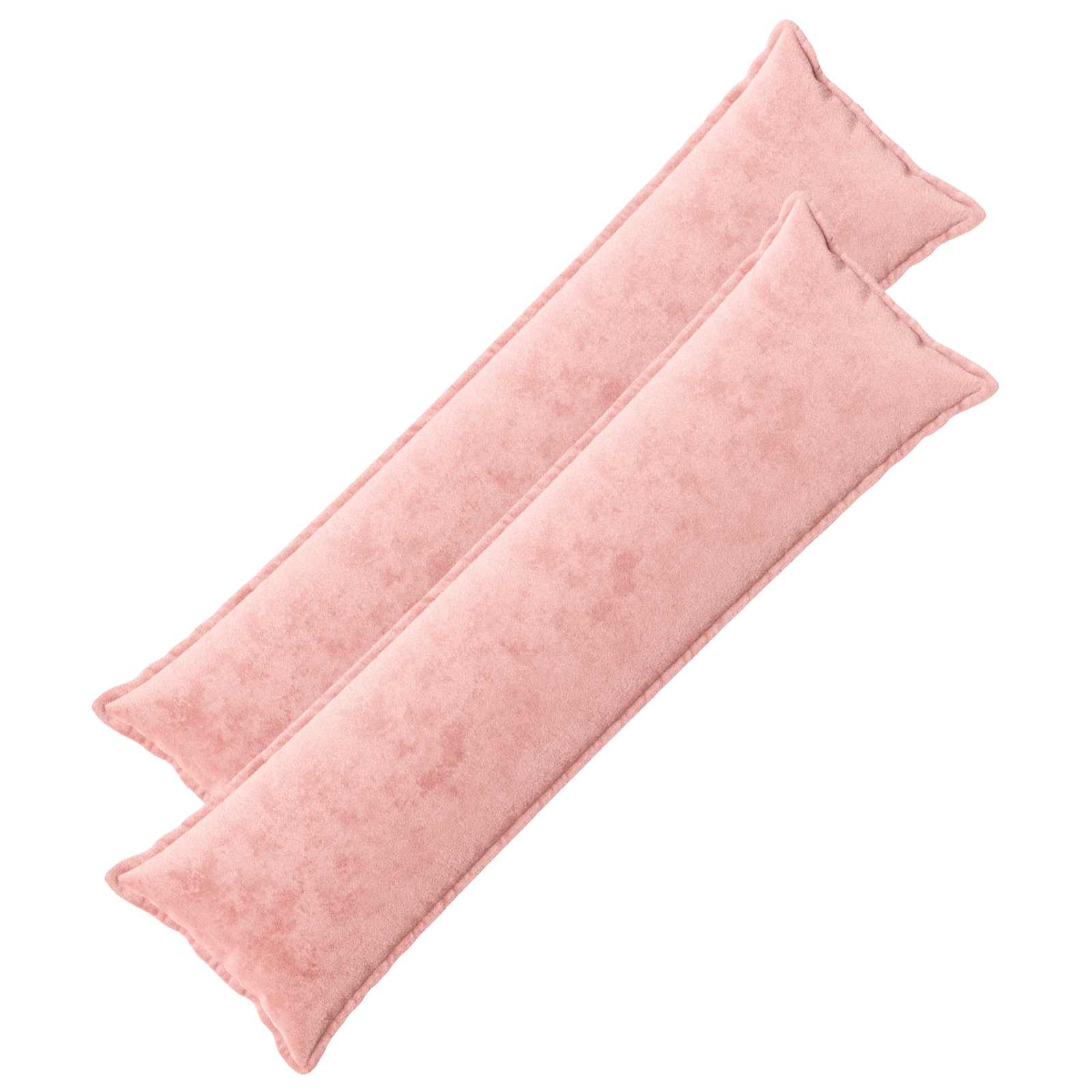 vidaXL Poťah na podložku 2 ks HOUTEN Ružová 40 x 145 cm Flanel