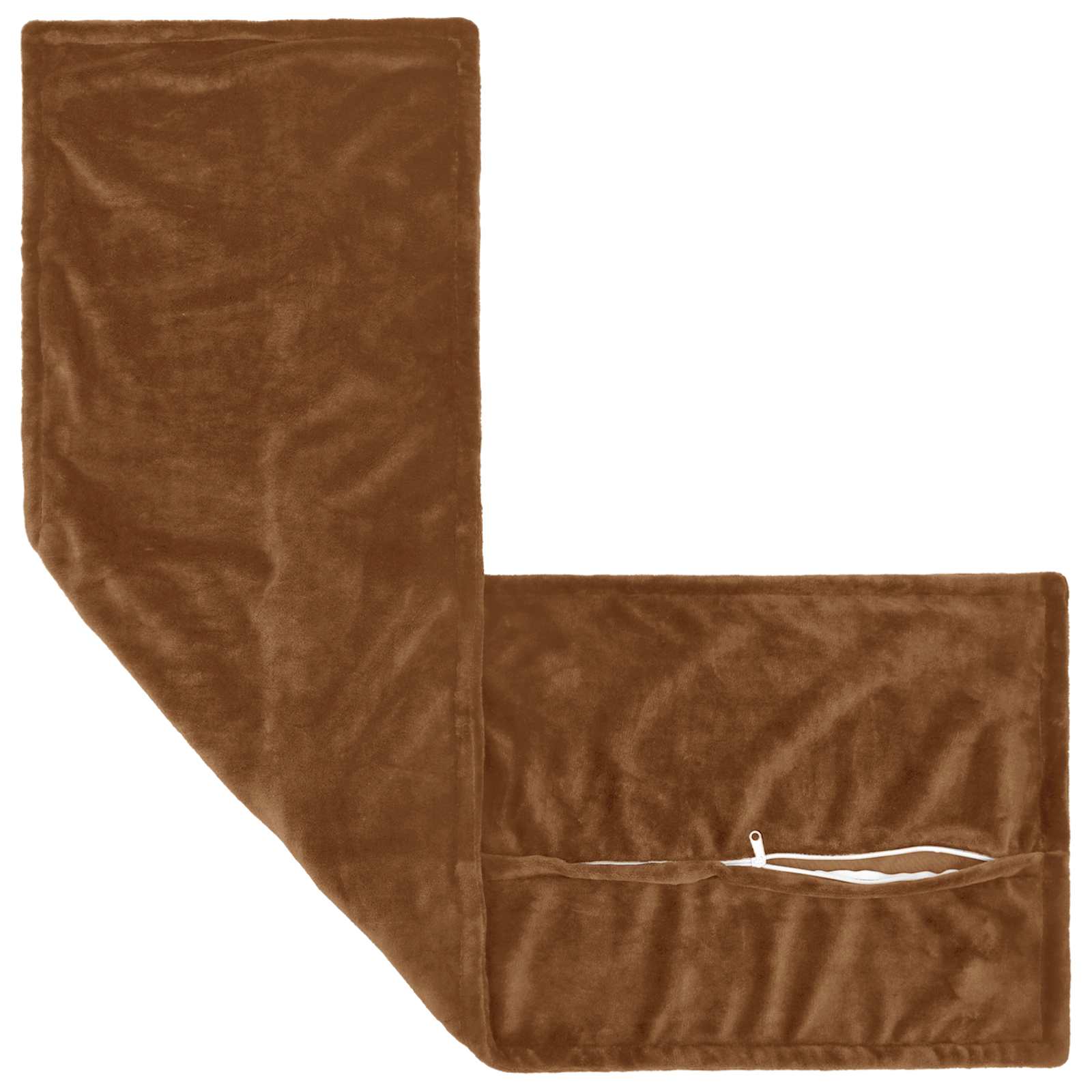 vidaXL Kissenbezug 2 stk. HOUTEN Hellbraun 40 x 145 cm Flanell – Bild 4