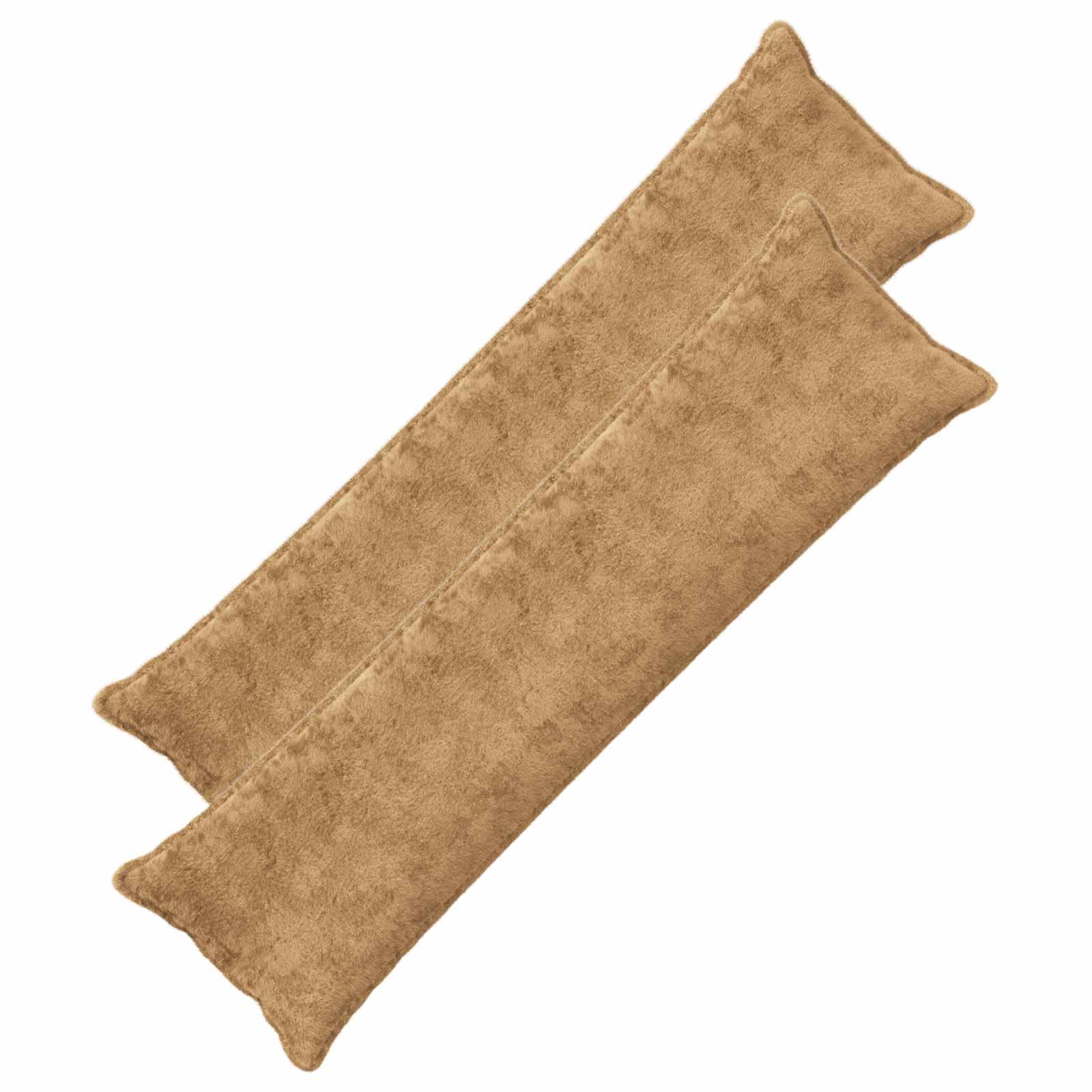 Kussensloop 2 st HOUTEN Taupe 40 x 145 cm Nep Konijnenbont image 1