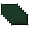 vidaXL Diivanipadi 6 pcs HOUTEN Tumeroheline 40 x 60 cm Kunstlinen