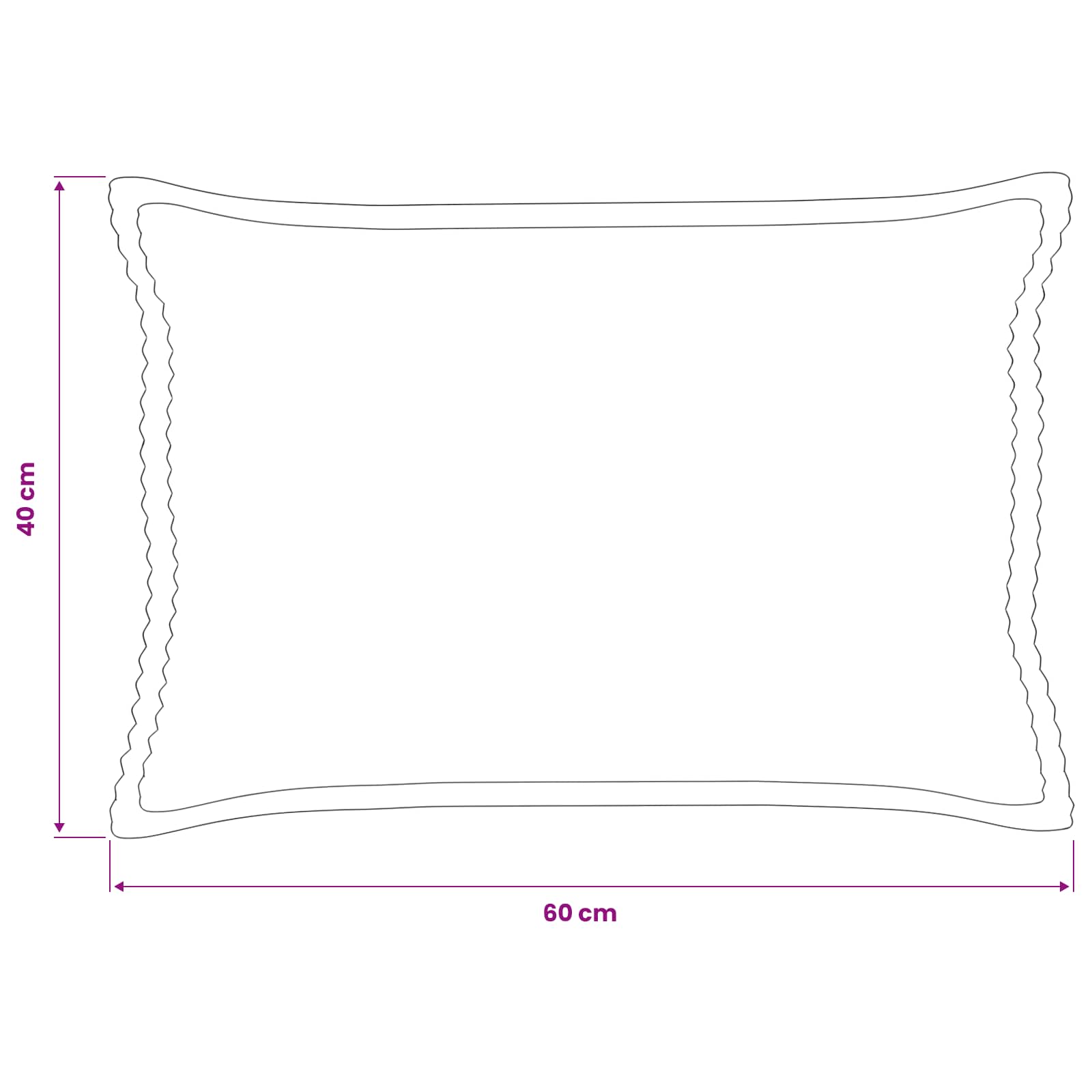 Kussensloop 6 st HOUTEN Antraciet 40 x 60 cm corduroy image 8