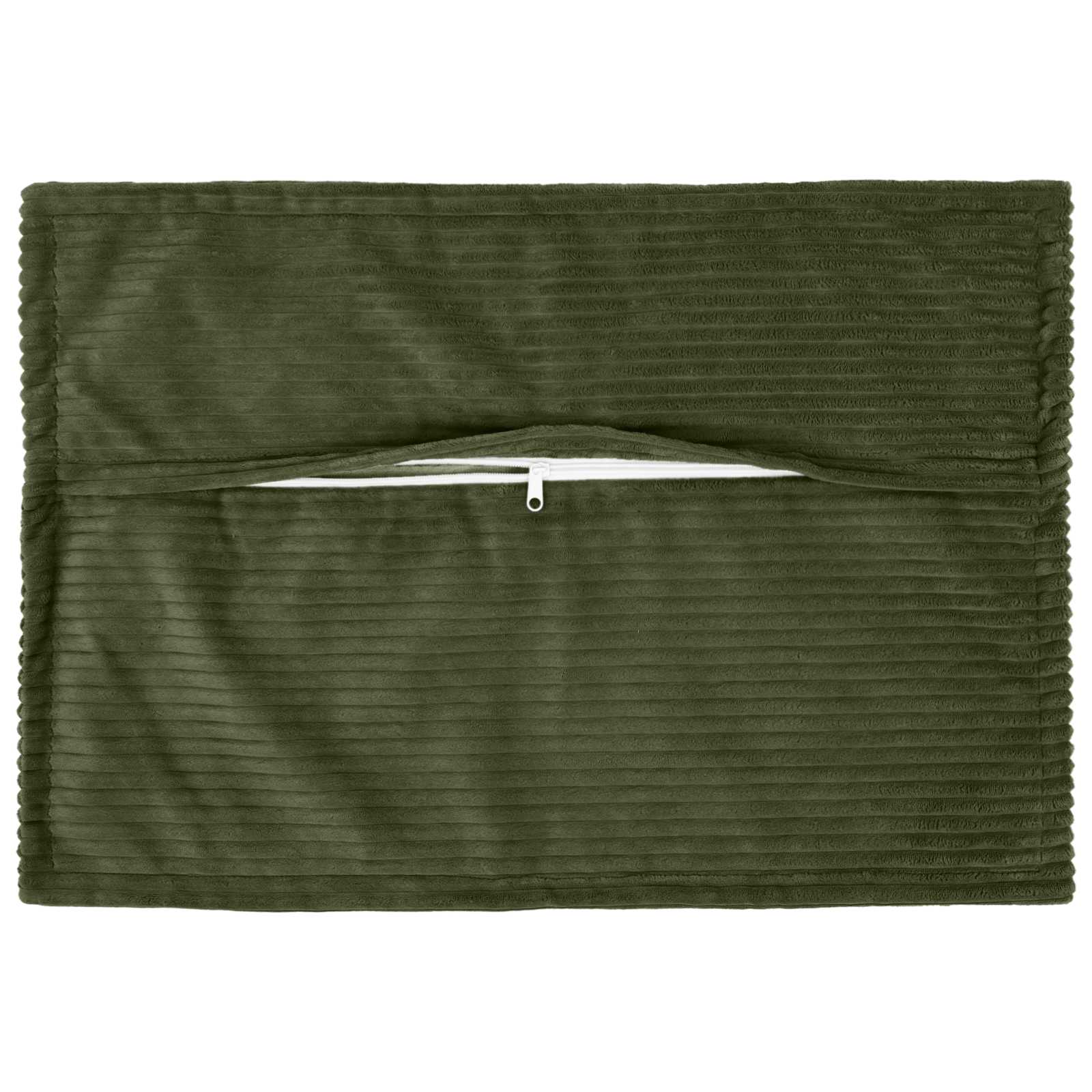 Kussensloop 6 st HOUTEN Groen 40 x 60 cm corduroy image 3