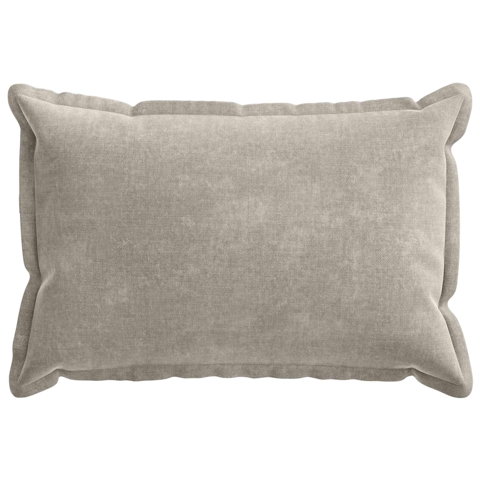 Kussensloop 2 st HOUTEN Lichtgrijs 40 x 60 cm Chenille Stof image 3