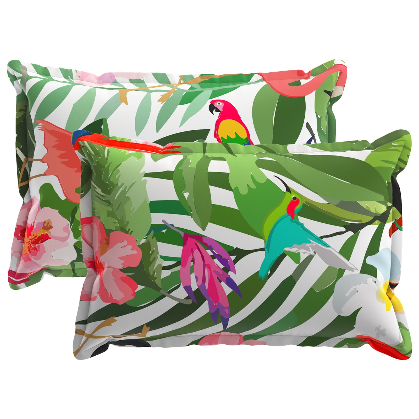 vidaXL Poťah na podložku 2 ks HOUTEN Viacfarebný 40 x 60 cm Polyester