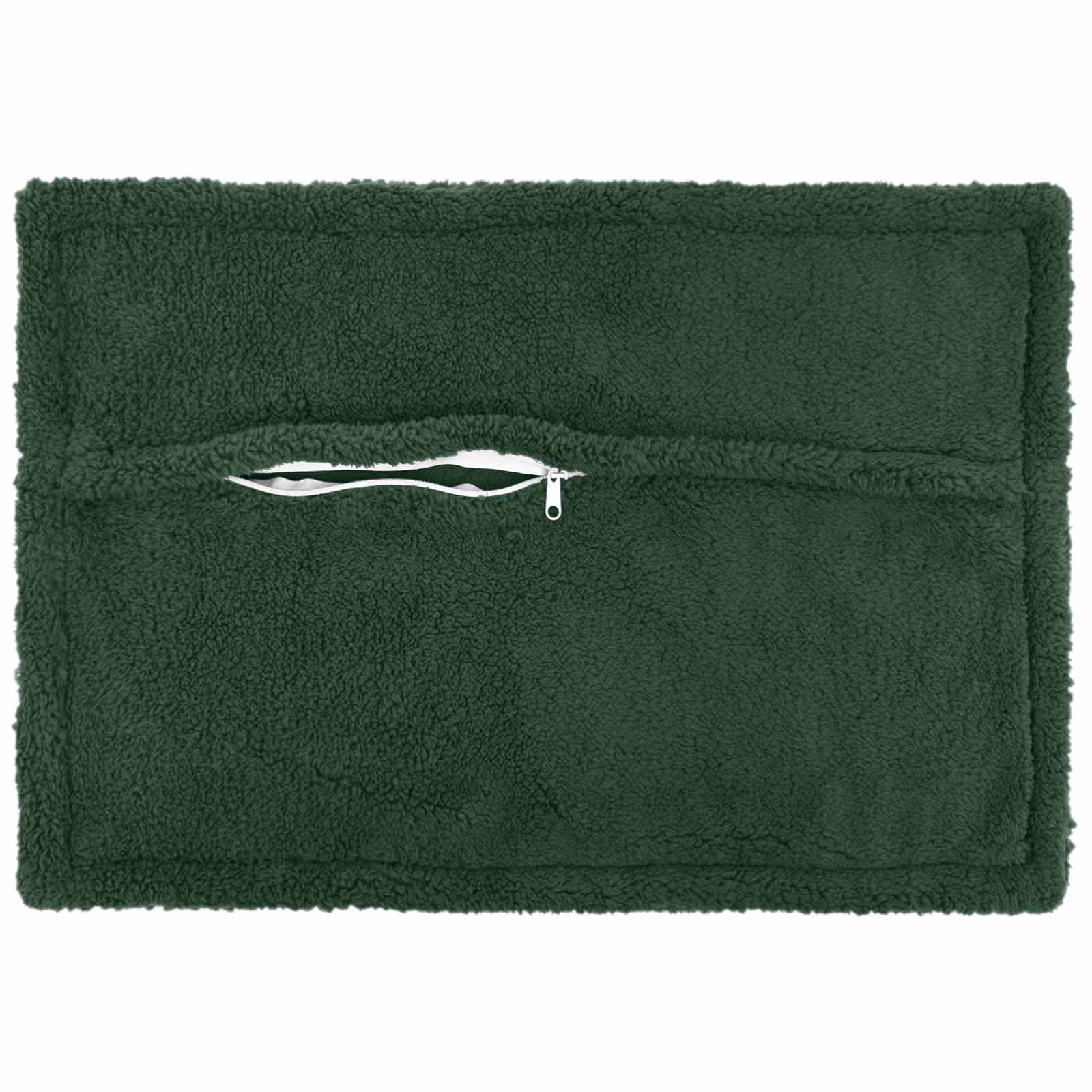 Prevleka za blazino 2 kos HOUTEN Temno zelena 40 x 60 cm Bouclé