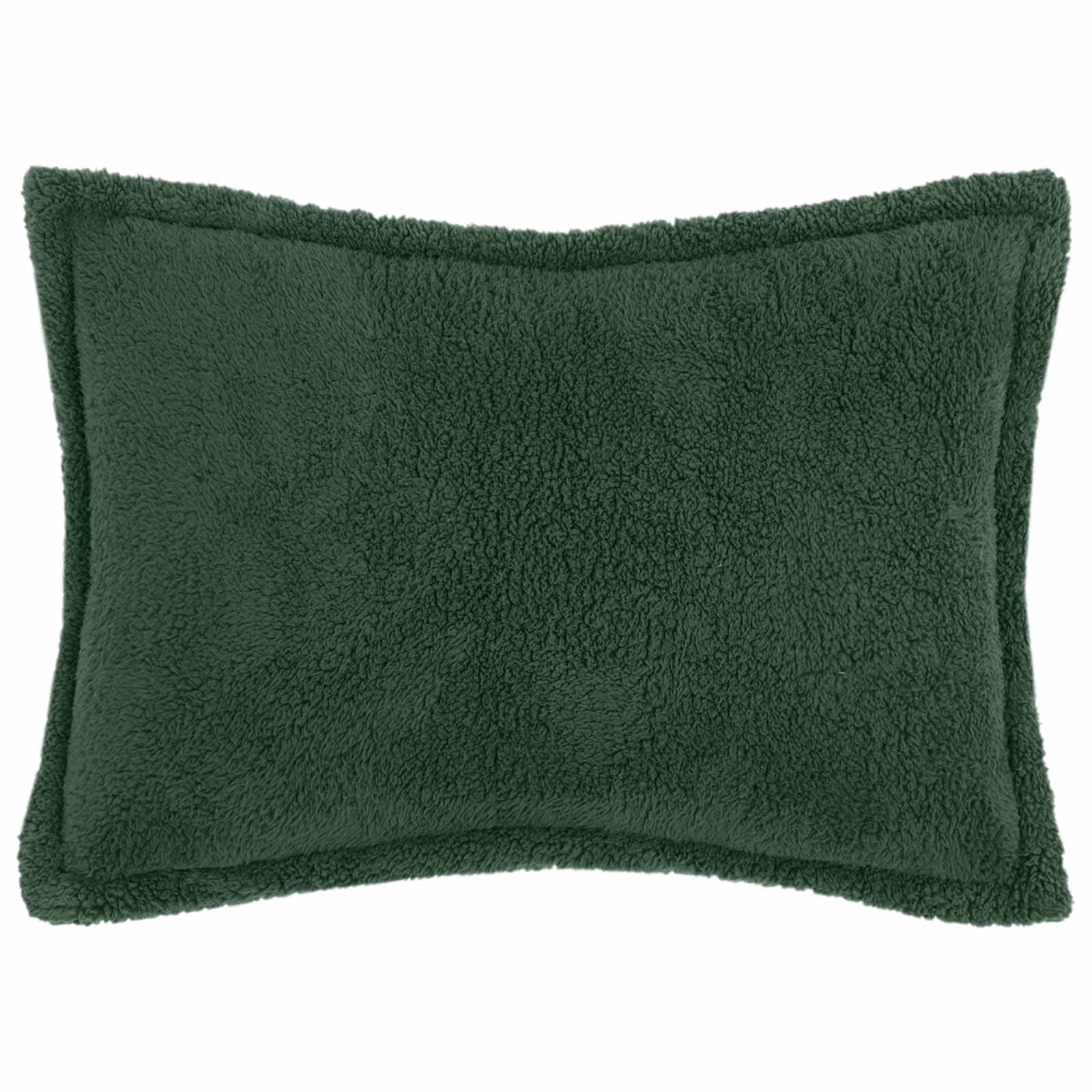Prevleka za blazino 6 kos HOUTEN Temno zelena 40 x 60 cm Bouclé