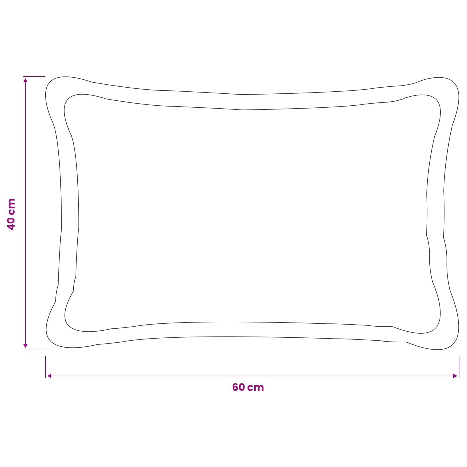 Prevleka za blazino 6 kos HOUTEN Temno zelena 40 x 60 cm Bouclé