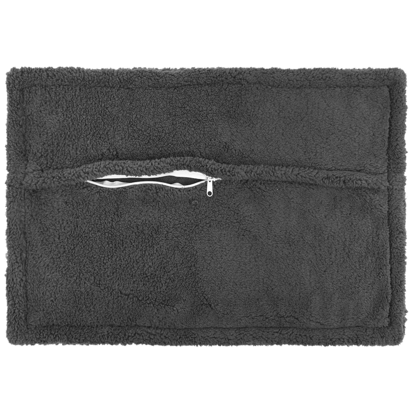 Prevleka za blazino 2 kos HOUTEN Temno siva 40 x 60 cm Bouclé