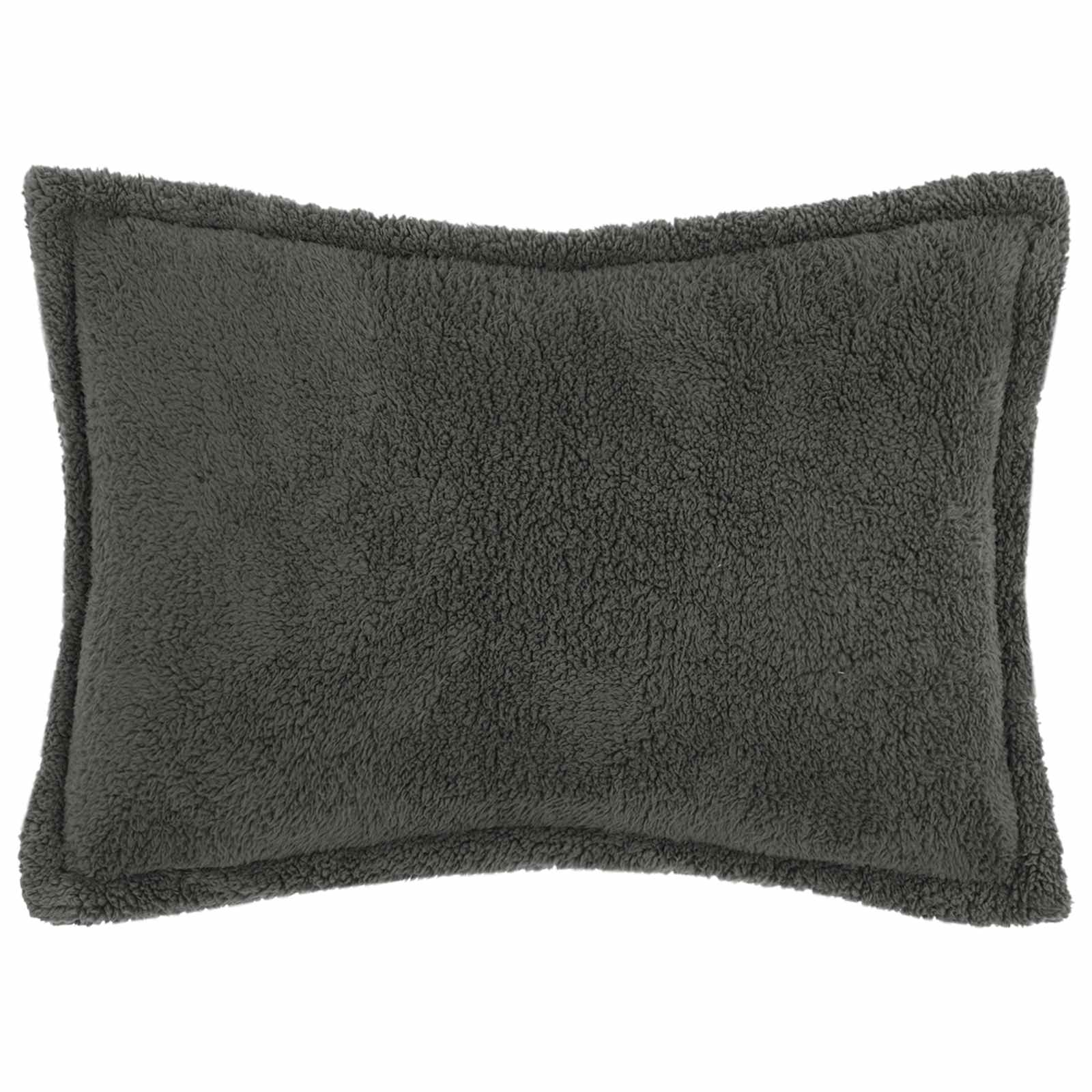 Prevleka za blazino 2 kos HOUTEN Temno siva 40 x 60 cm Bouclé