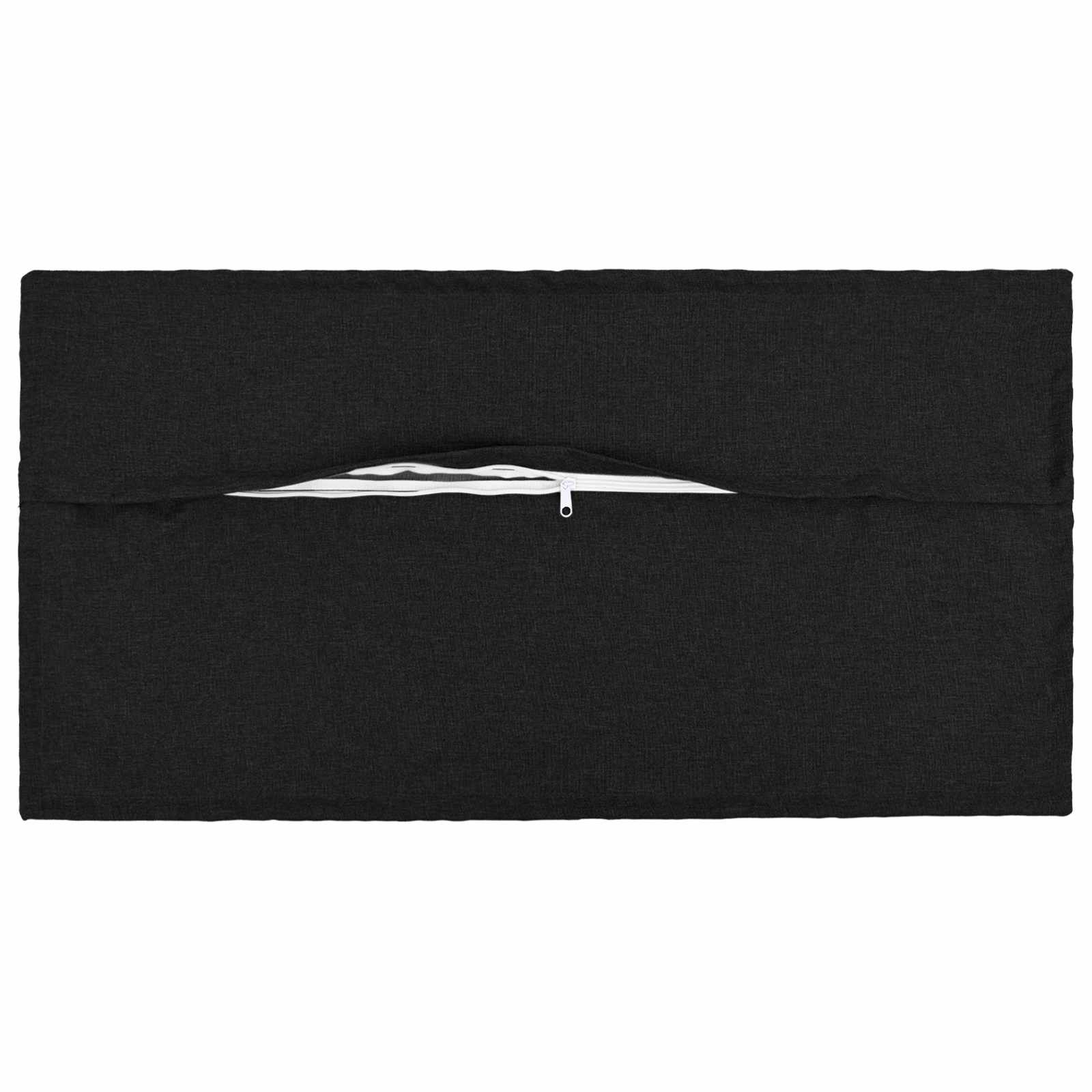 Kussensloop 2 pcs HOUTEN Zwart 40 x 70 cm Faux Linnen image 3