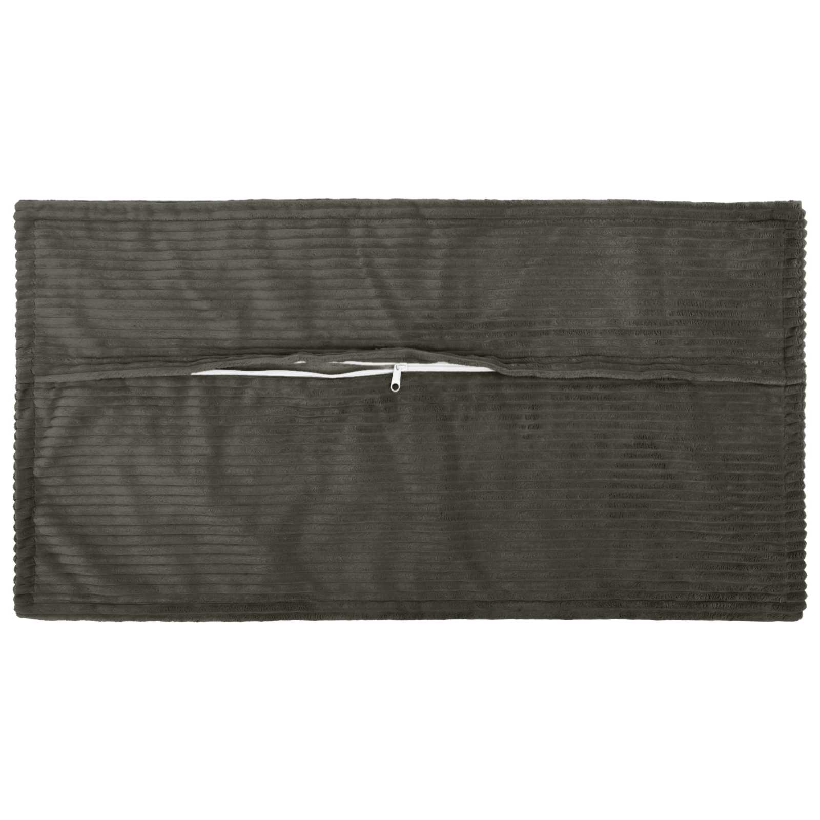 Kussensloop 6 st HOUTEN Antraciet 40 x 70 cm corduroy image 3